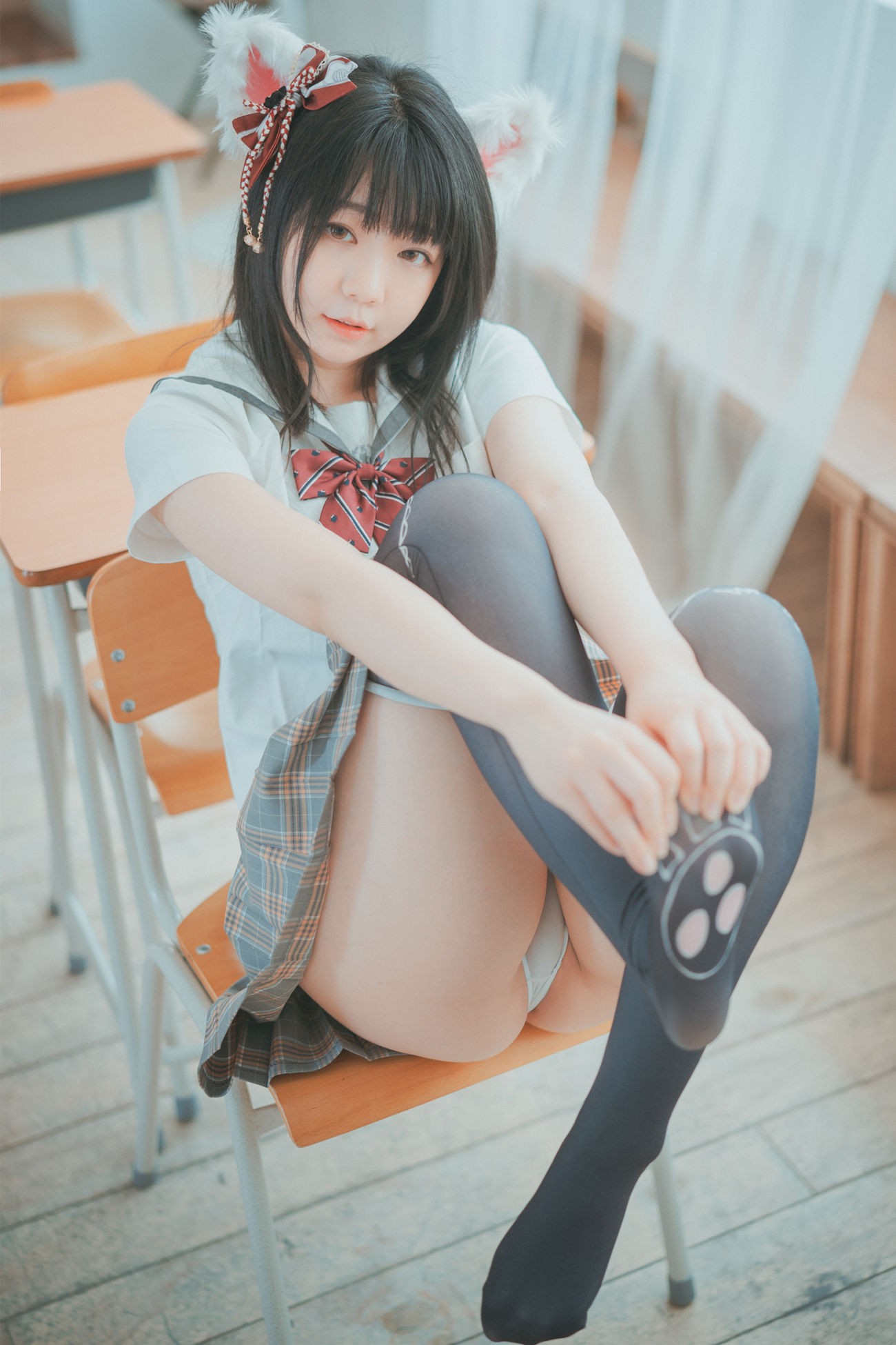 DJAWA Pian Cat girl does not take classes-COS世界