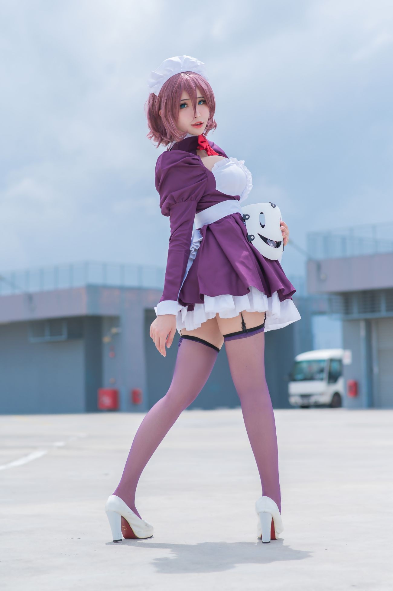 图片[3]-花リリ Plant Lily Maid Mask-COS世界