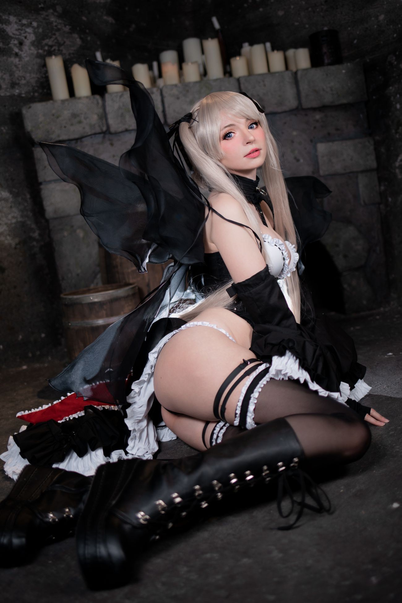 图片[4]-Peach milky Sakimichan Marie Rose Set-COS世界