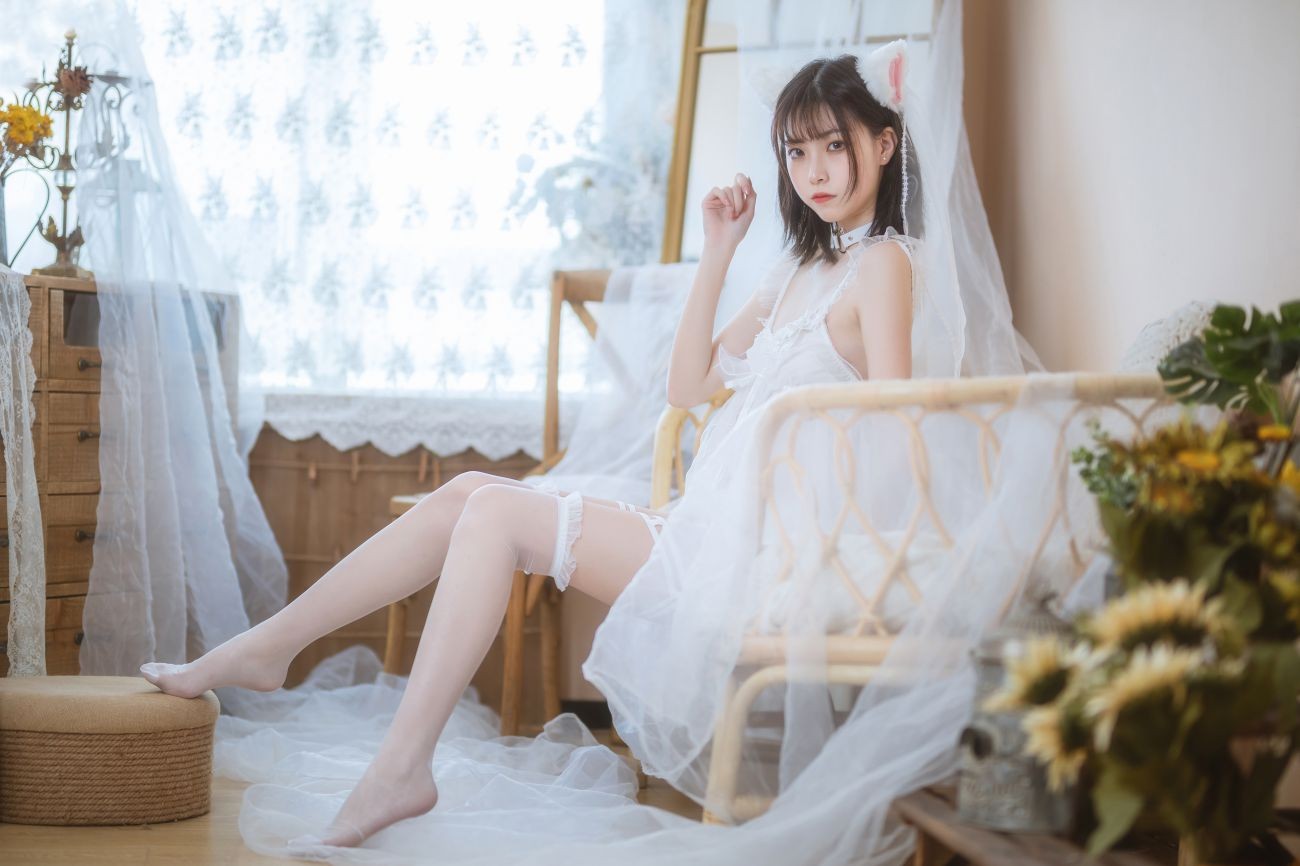 图片[2]-许岚 少女白色裙-COS世界