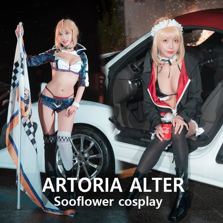 图片[2]-CreamSoda Sooflower Artoria Alter Cosplay-COS世界