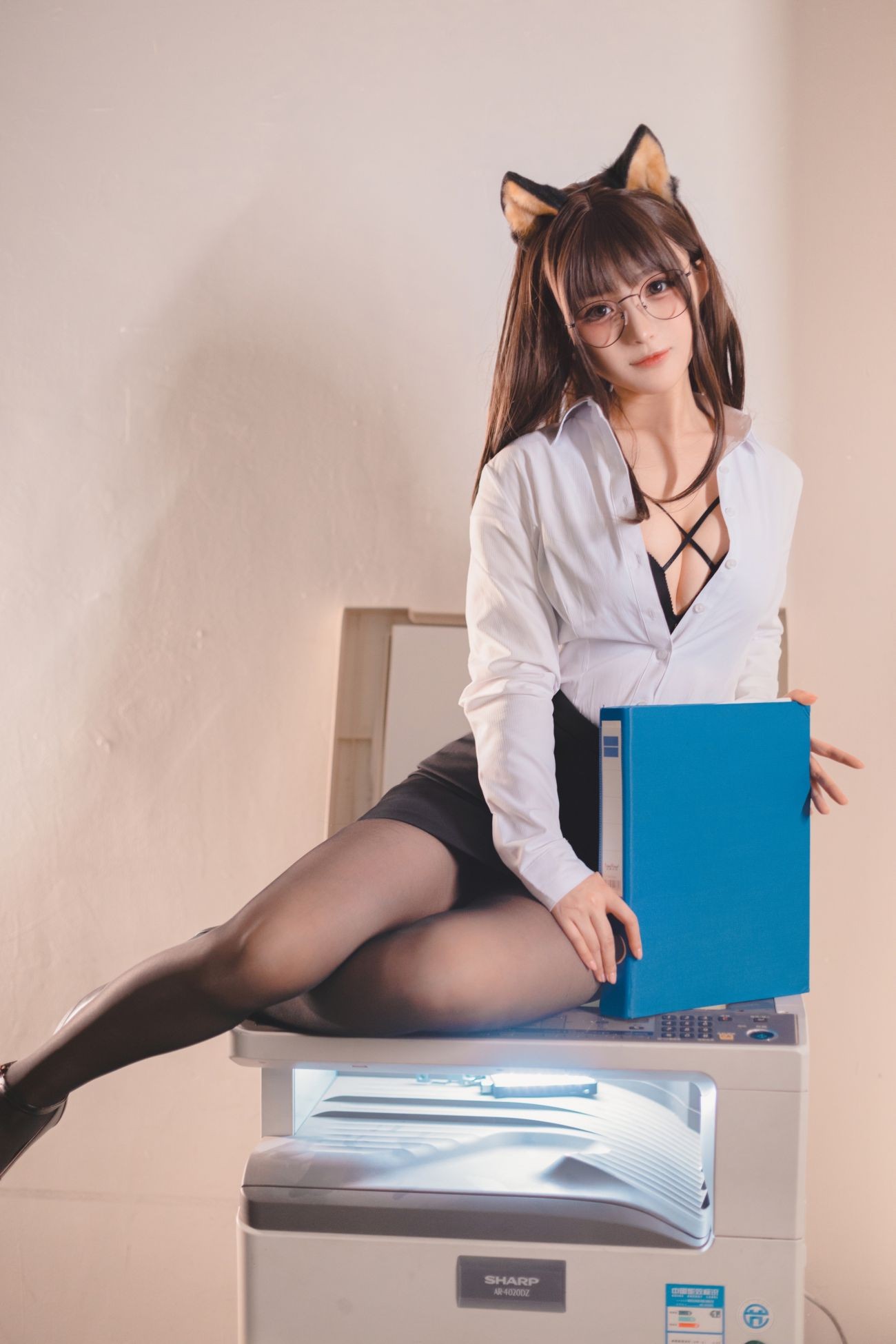 图片[4]-桜井宁宁 柴犬OL-COS世界
