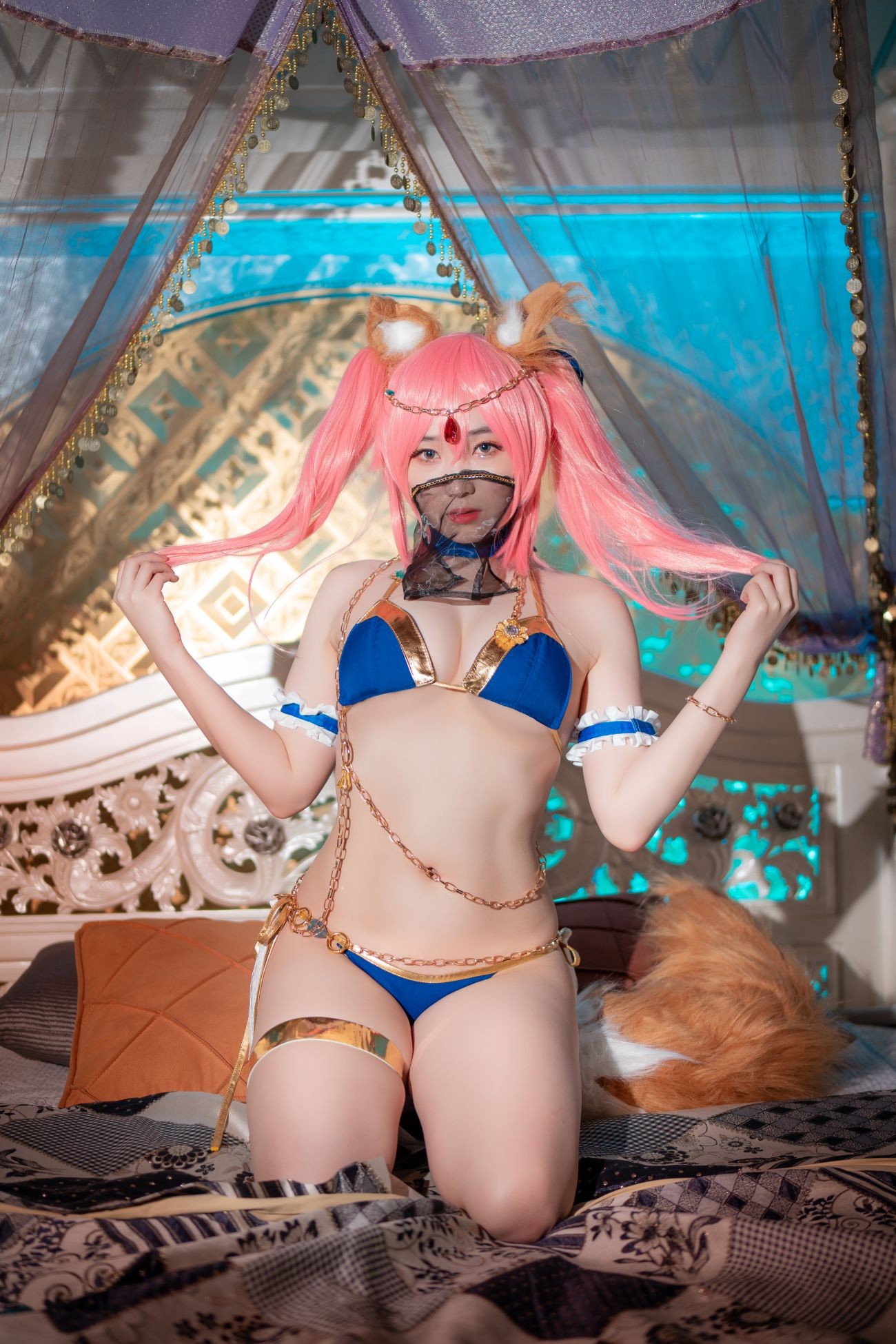 图片[2]-CreamSoda Bambi Cosplay Tamamo&Kama-COS世界