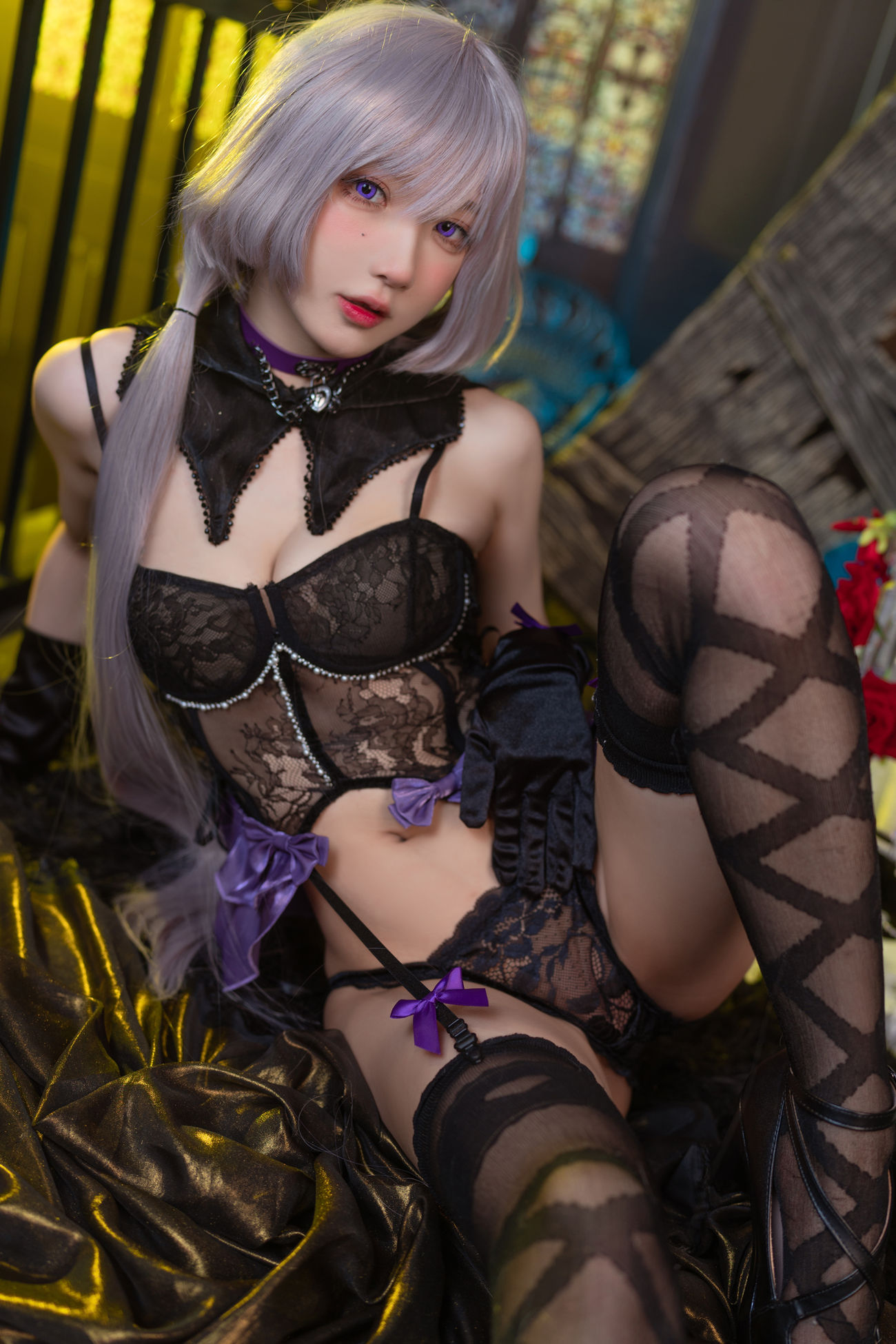 阿包也是兔娘 午夜瞌睡魔女-COS世界