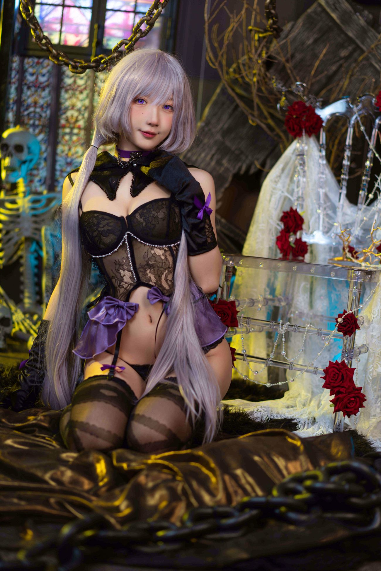 图片[4]-阿包也是兔娘 午夜瞌睡魔女-COS世界