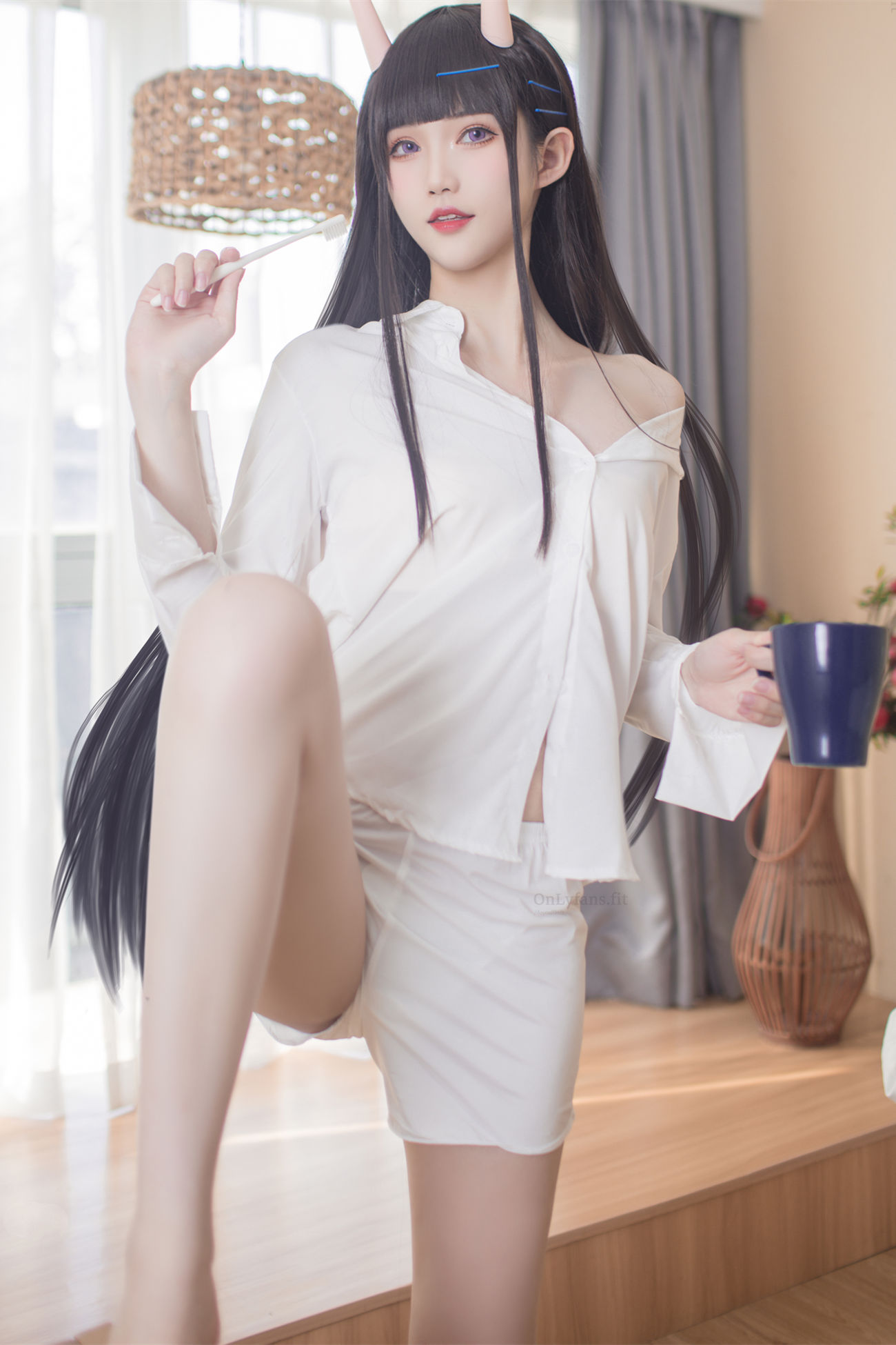 花兮honoka 能代宁静的六叠间-COS世界