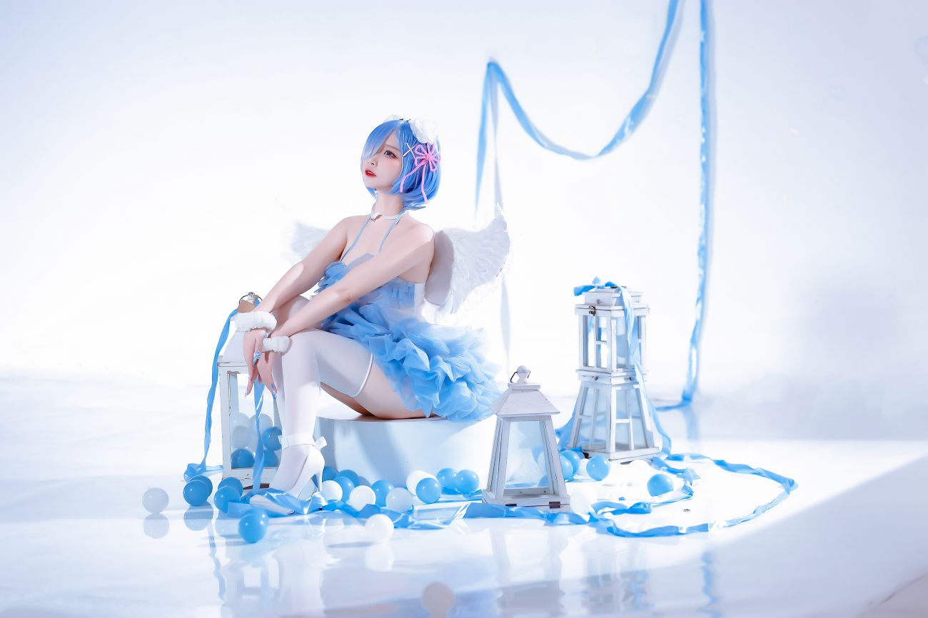 图片[5]-二佐Nisa 蕾姆天使-COS世界