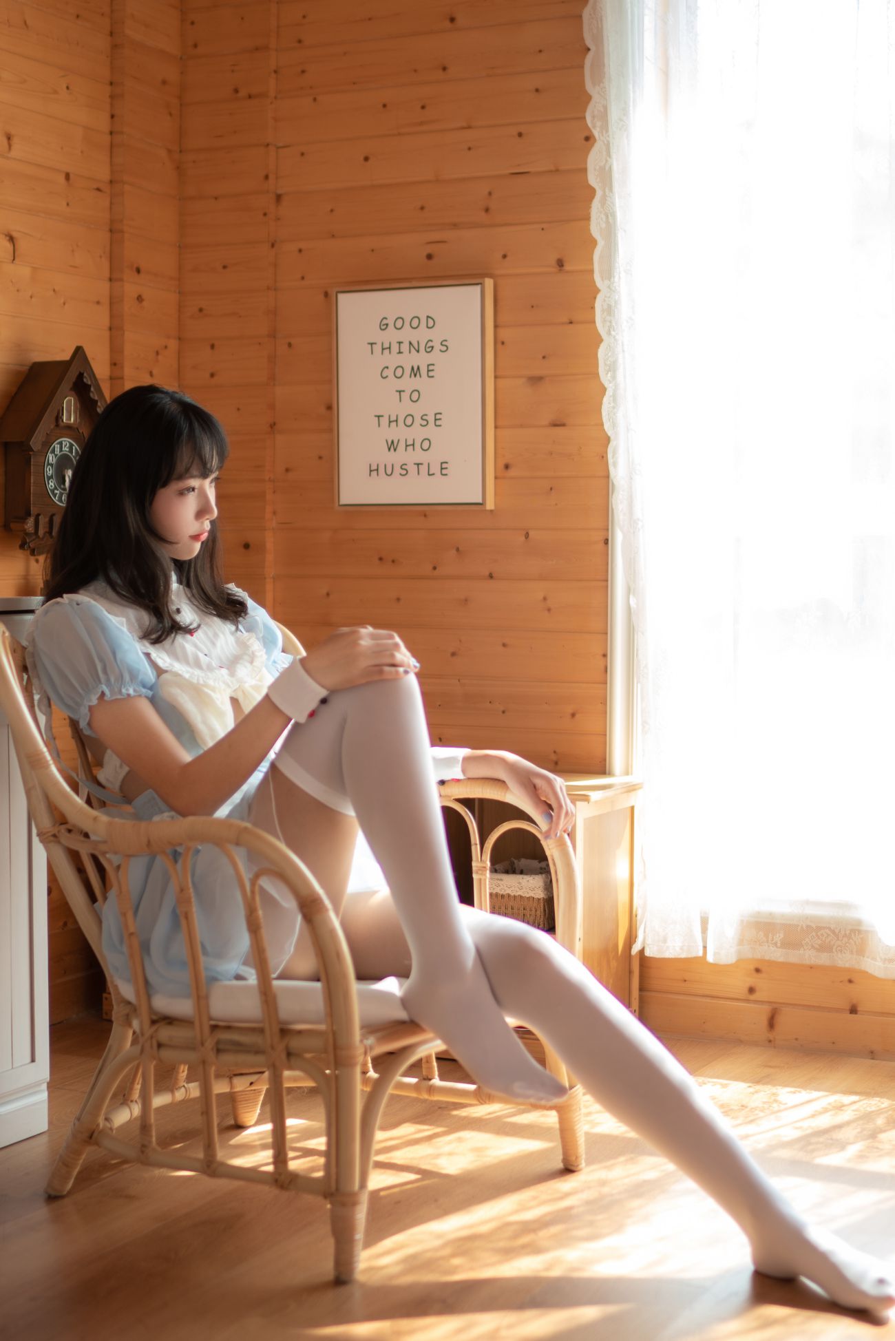 图片[3]-西呱呀呀呀 蓝白女仆-COS世界