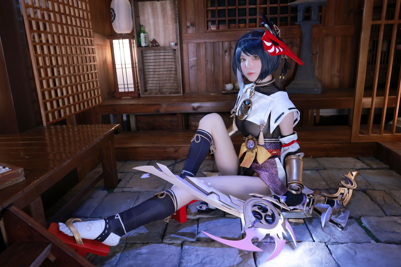 图片[3]-水淼aqua 原神九条裟羅-COS世界