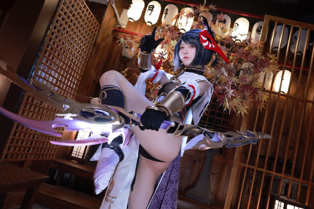图片[5]-水淼aqua 原神九条裟羅-COS世界