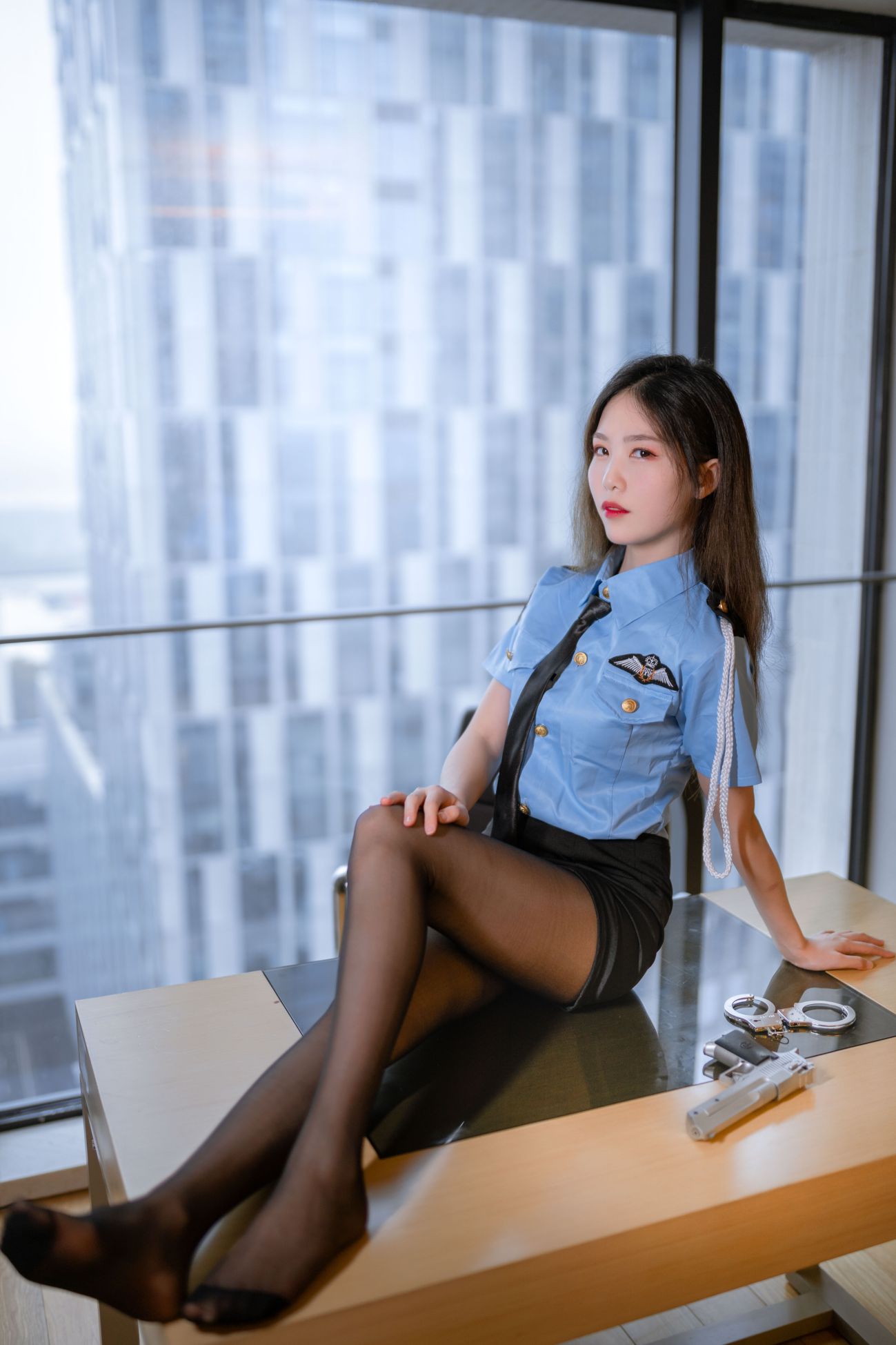 图片[4]-抖娘利世图集 女警-COS世界