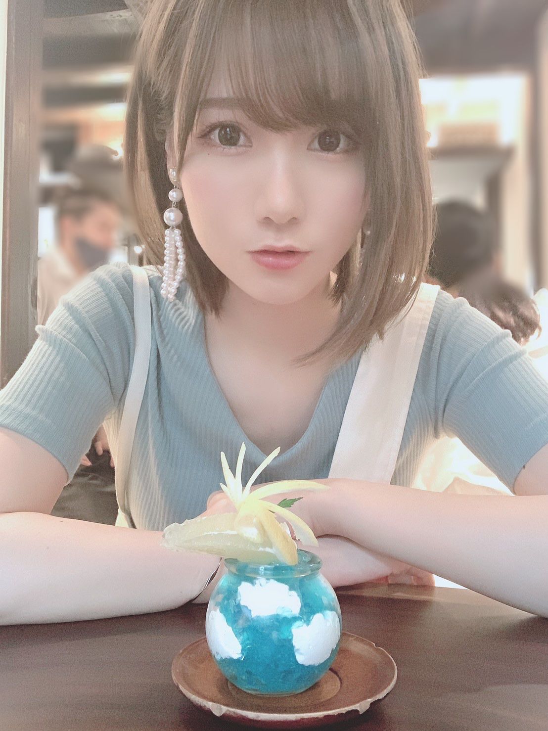 图片[5]-日本美少女COSERけんけん fantia カフェでいっぷく☕✧-COS世界