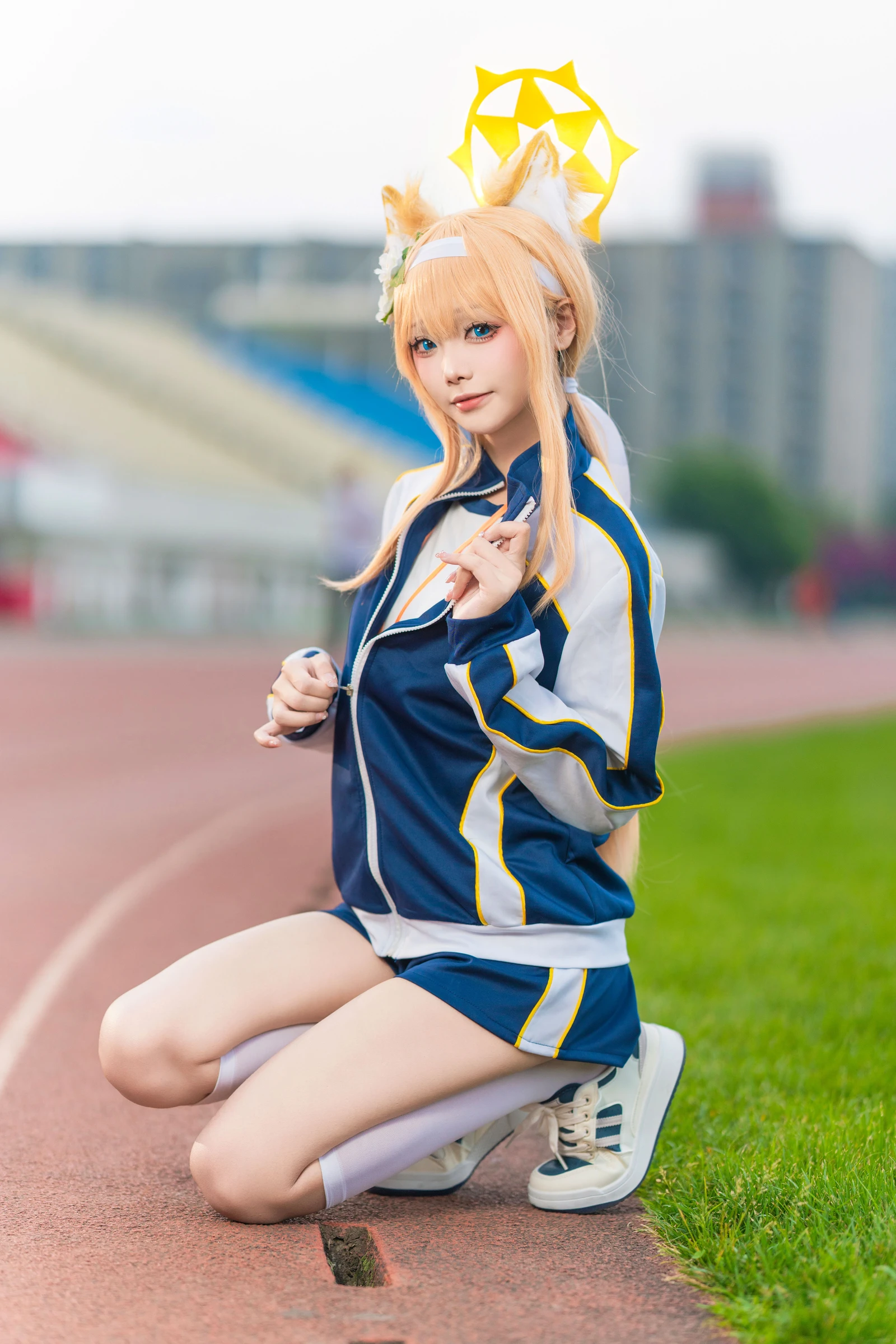 图片[4]-艾西aiwest 碧蓝档案 伊落玛丽 体操服-COS世界