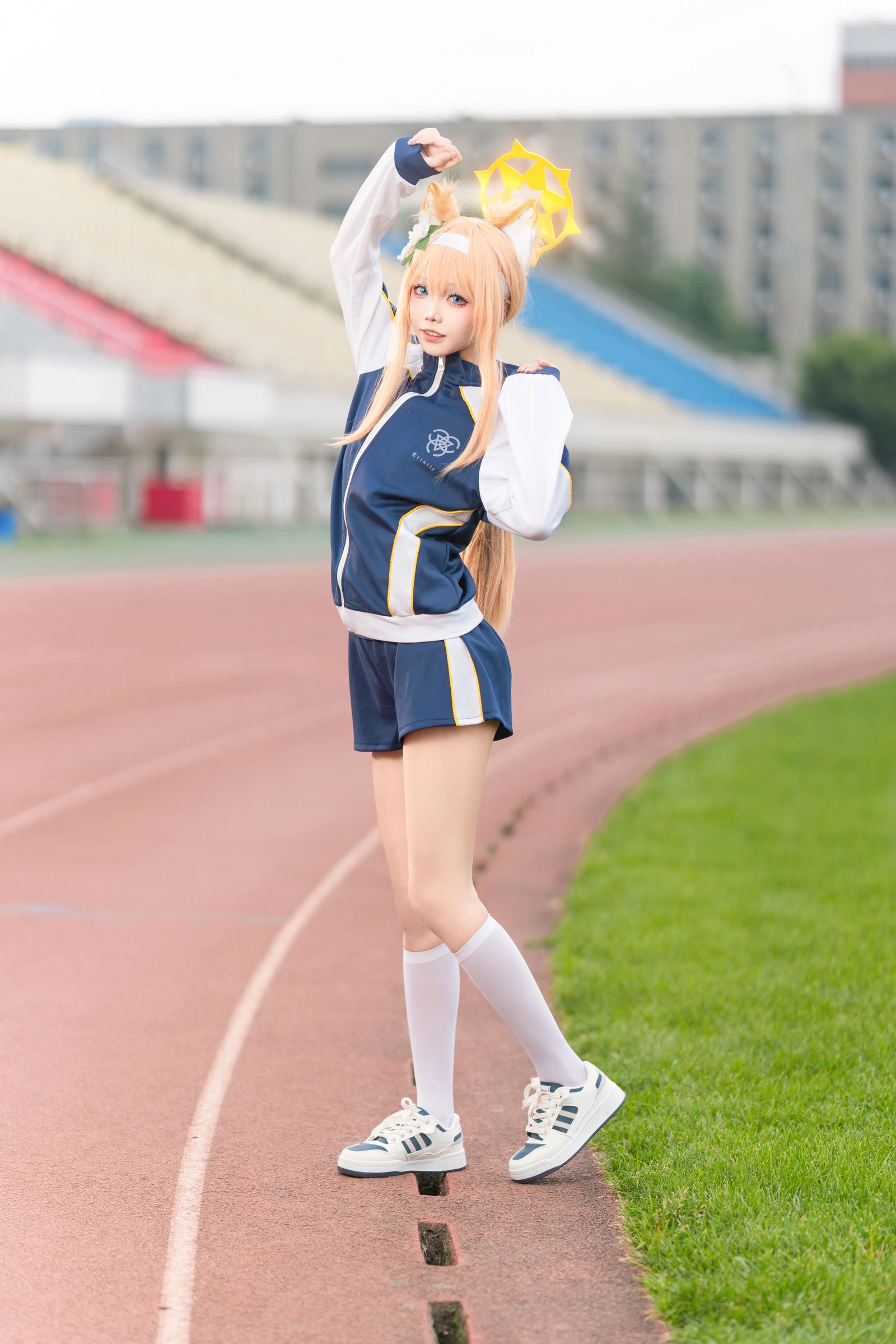 图片[3]-艾西aiwest 碧蓝档案 伊落玛丽 体操服-COS世界