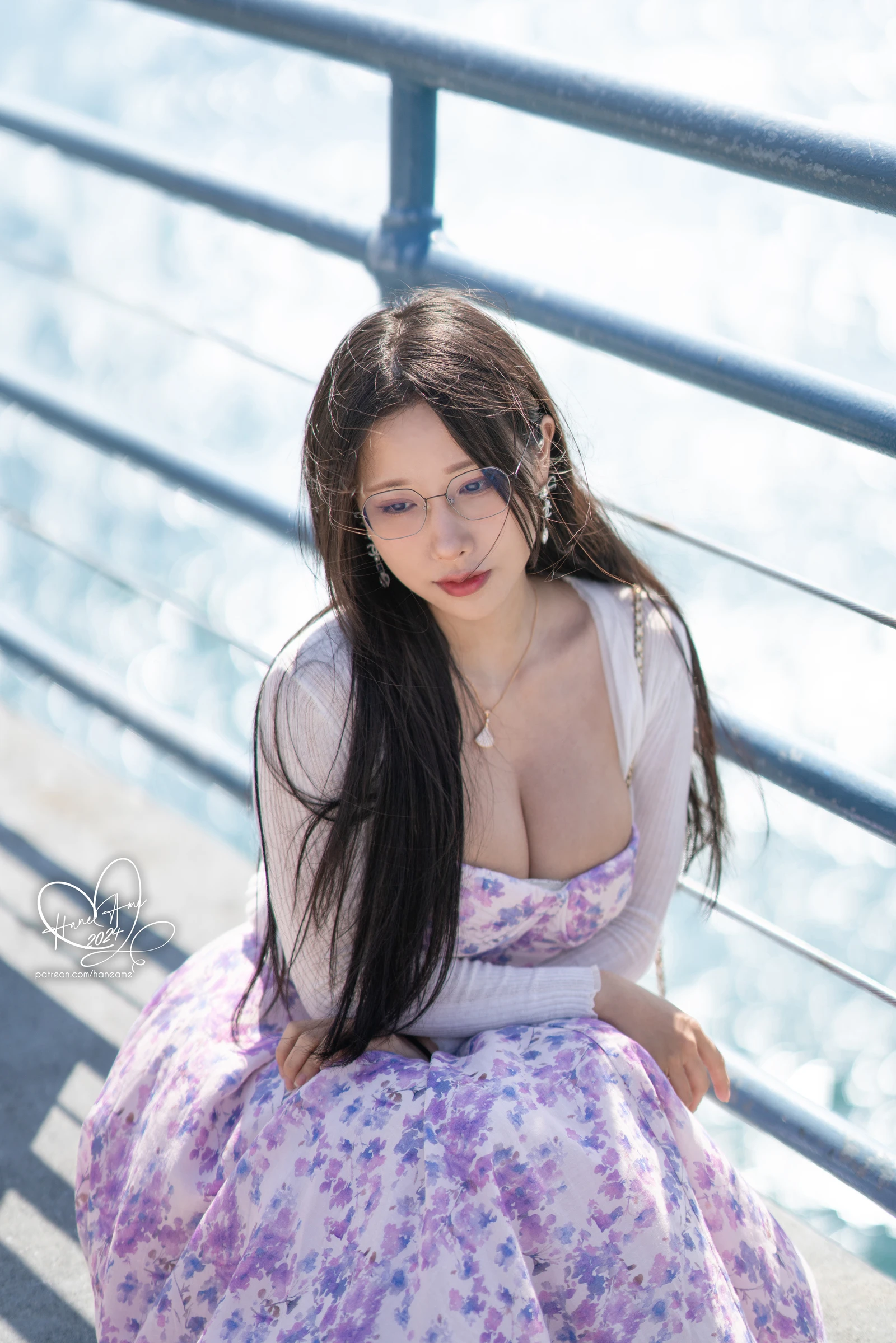 图片[4]-Hane Ame 雨波写真 眼鏡女友 夏末回忆-COS世界