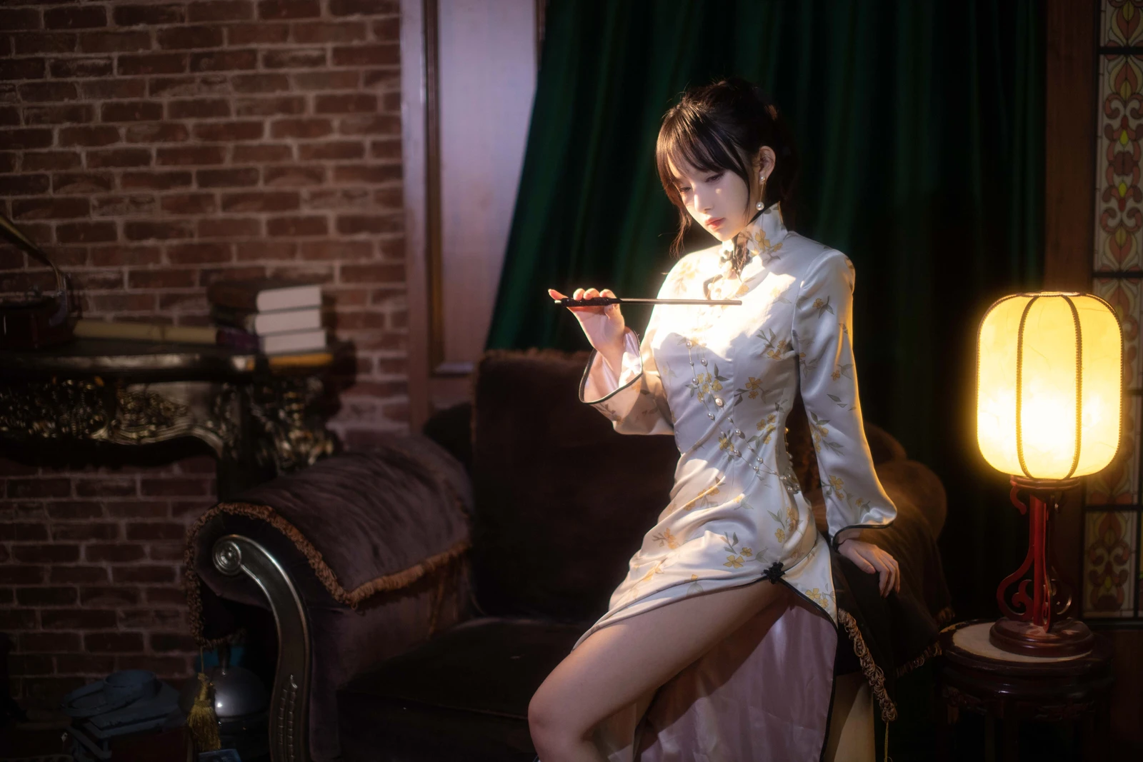 图片[2]-Shika小鹿鹿 中秋旗袍-COS世界
