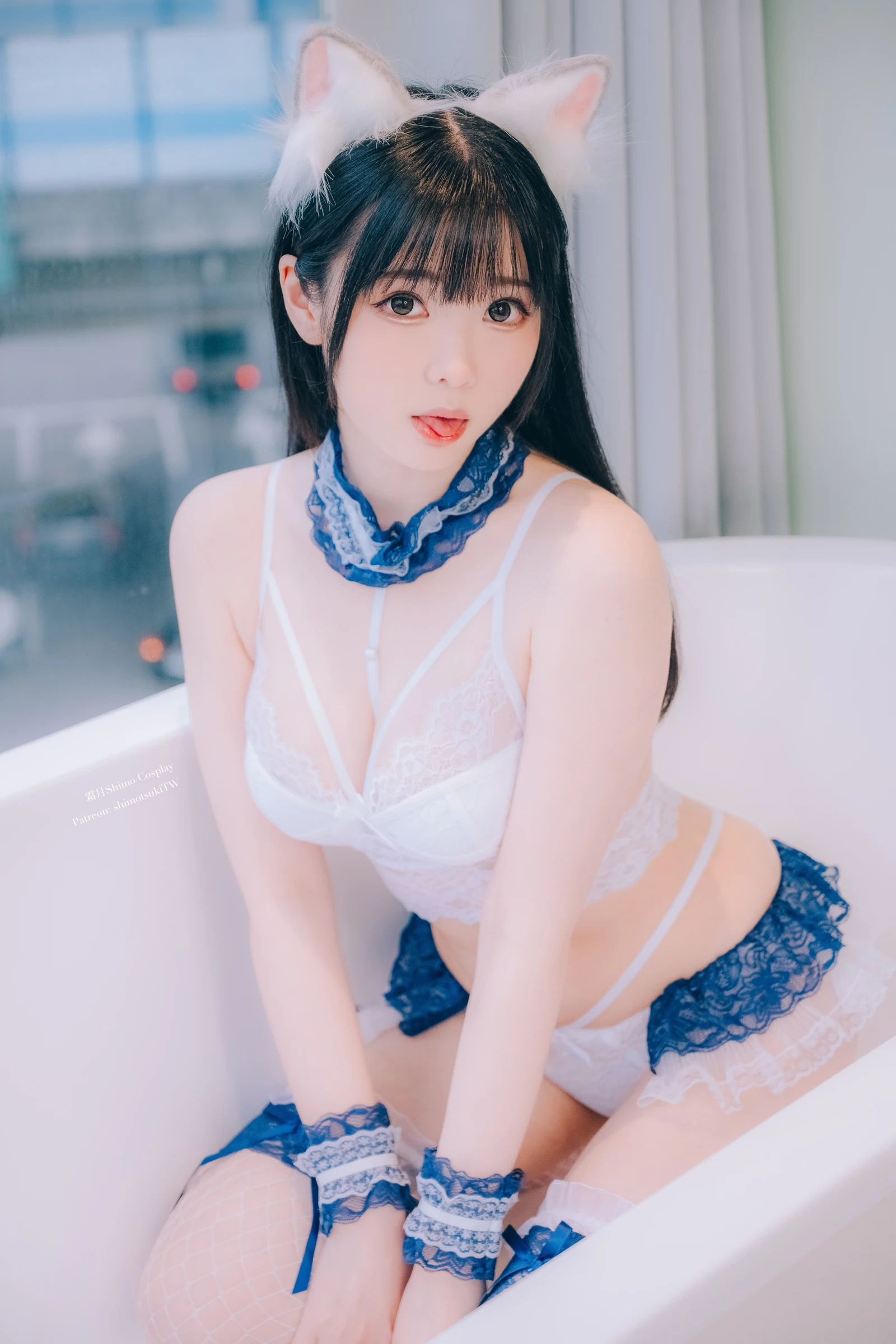 图片[4]-微博妹纸霜月shimo Lace Lingerie-COS世界