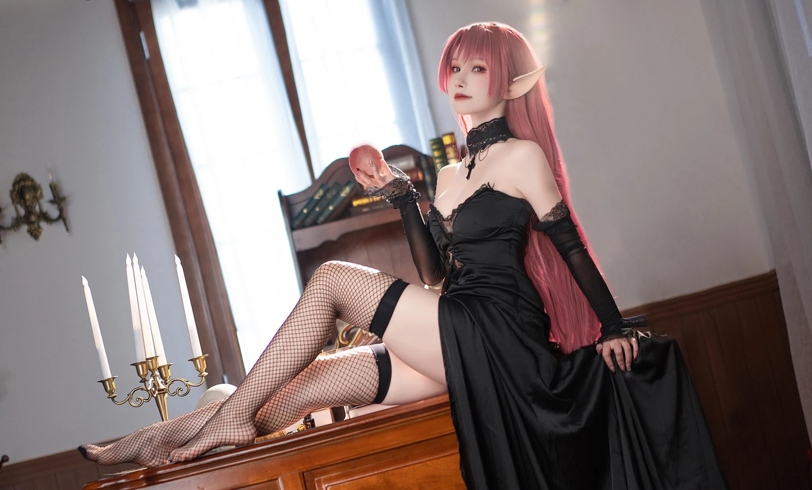 图片[4]-Cosplay美女一千只猫薄禾 碧蓝航线 约克公爵-COS世界