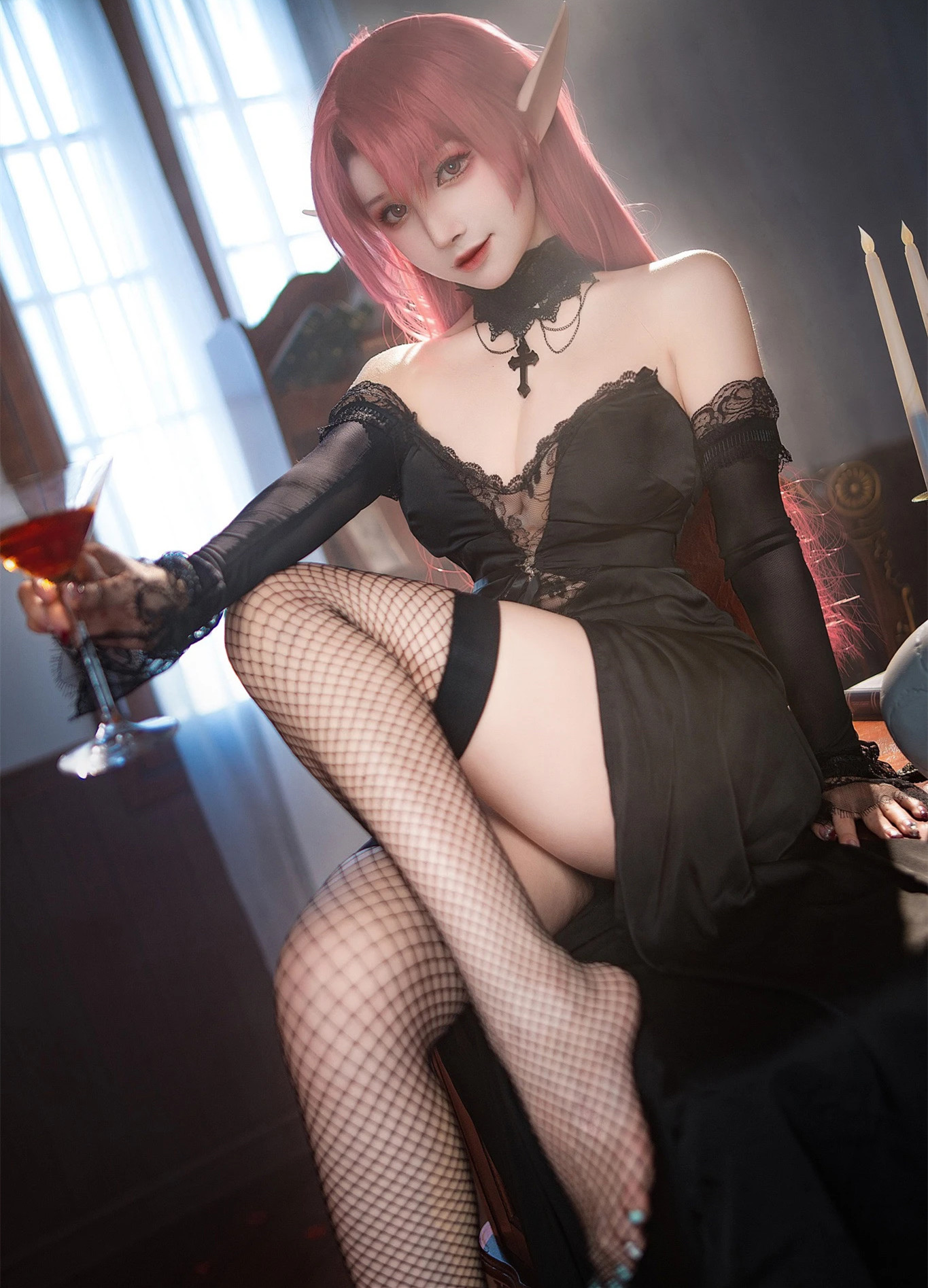 Cosplay美女一千只猫薄禾 碧蓝航线 约克公爵-COS世界