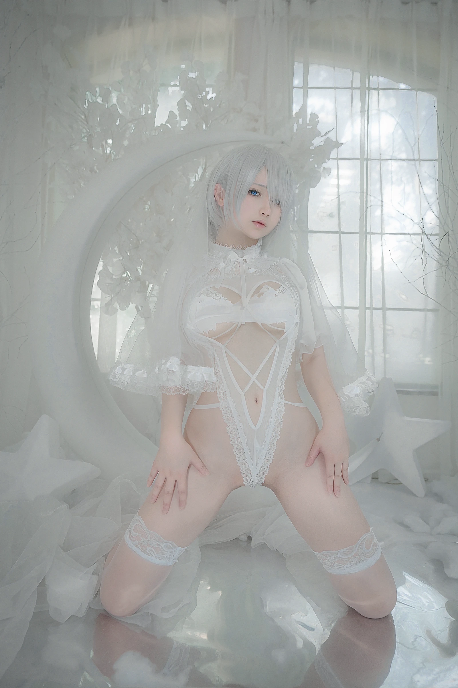 图片[2]-樱梨梨 2B白花嫁-COS世界