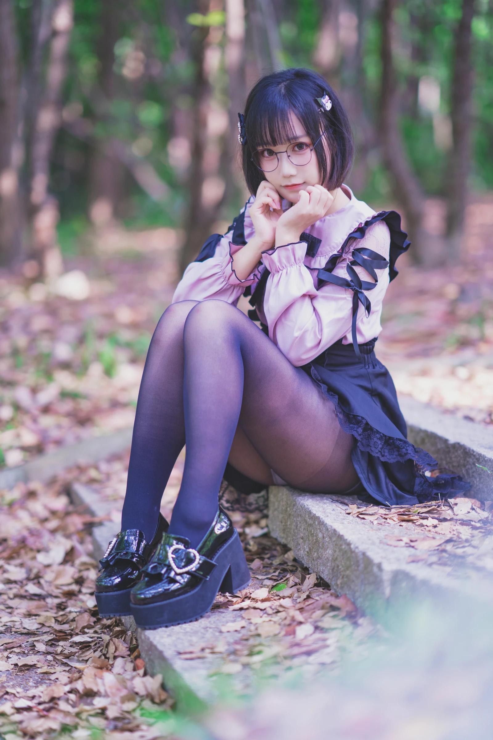 图片[5]-lunananya 黑丝地雷妹-COS世界