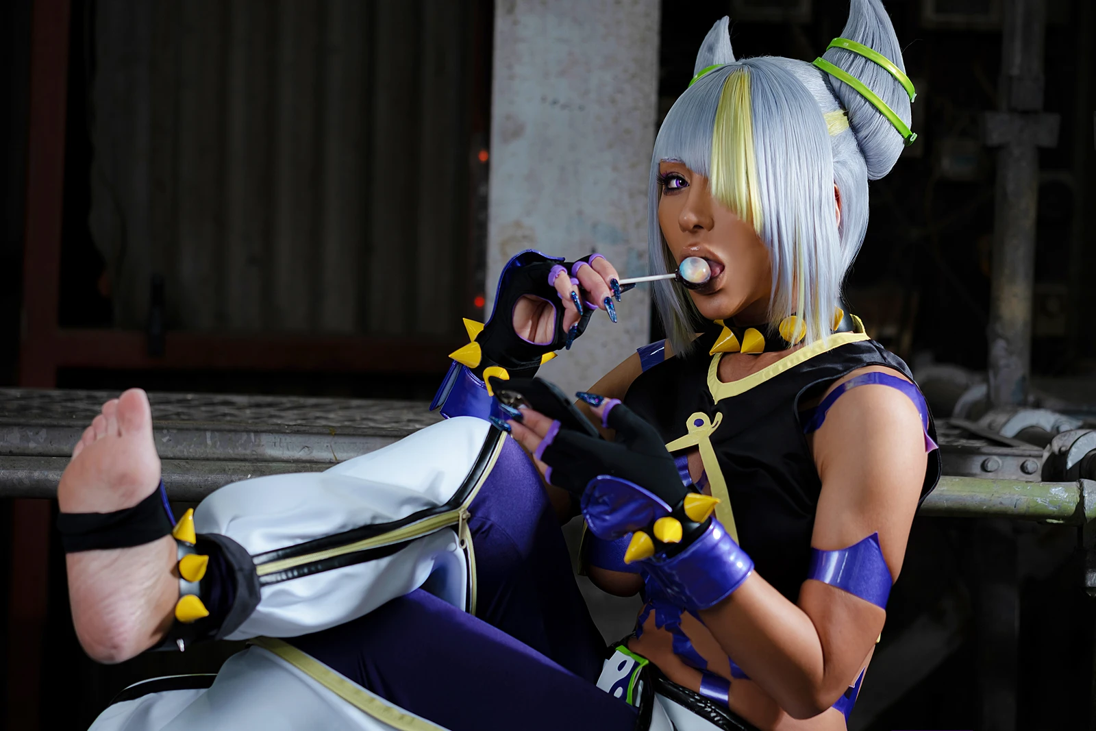 图片[5]-Cosplay nonsummerjack non Juri Fighter-COS世界