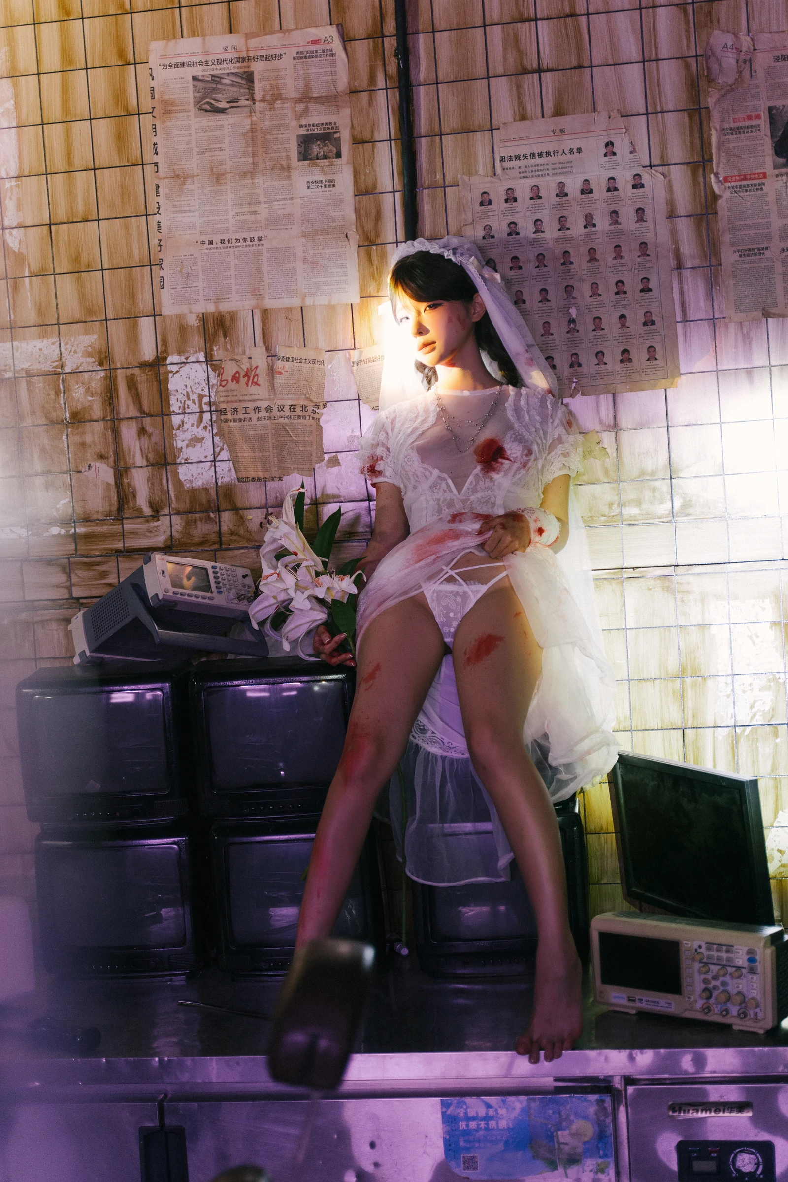 图片[3]-动漫博主蠢沫沫 废墟新娘-COS世界