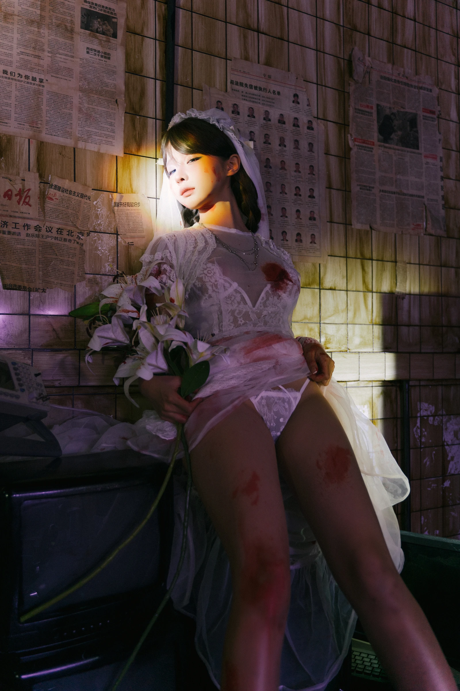 图片[4]-动漫博主蠢沫沫 废墟新娘-COS世界