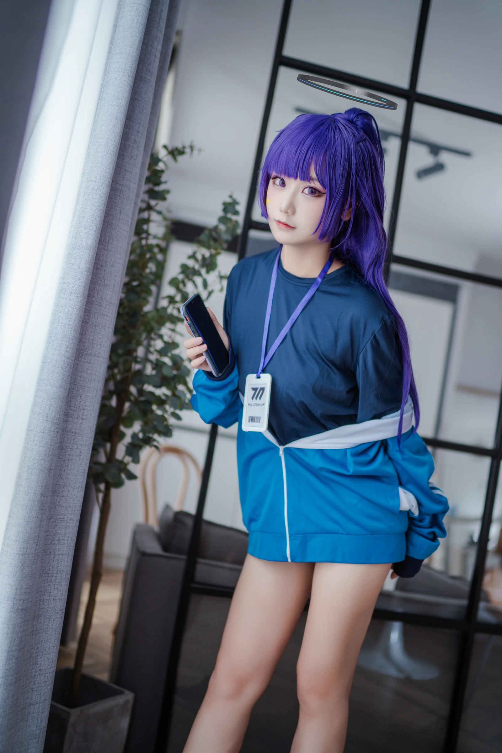 图片[2]-lunananya 早濑优香 体操服-COS世界