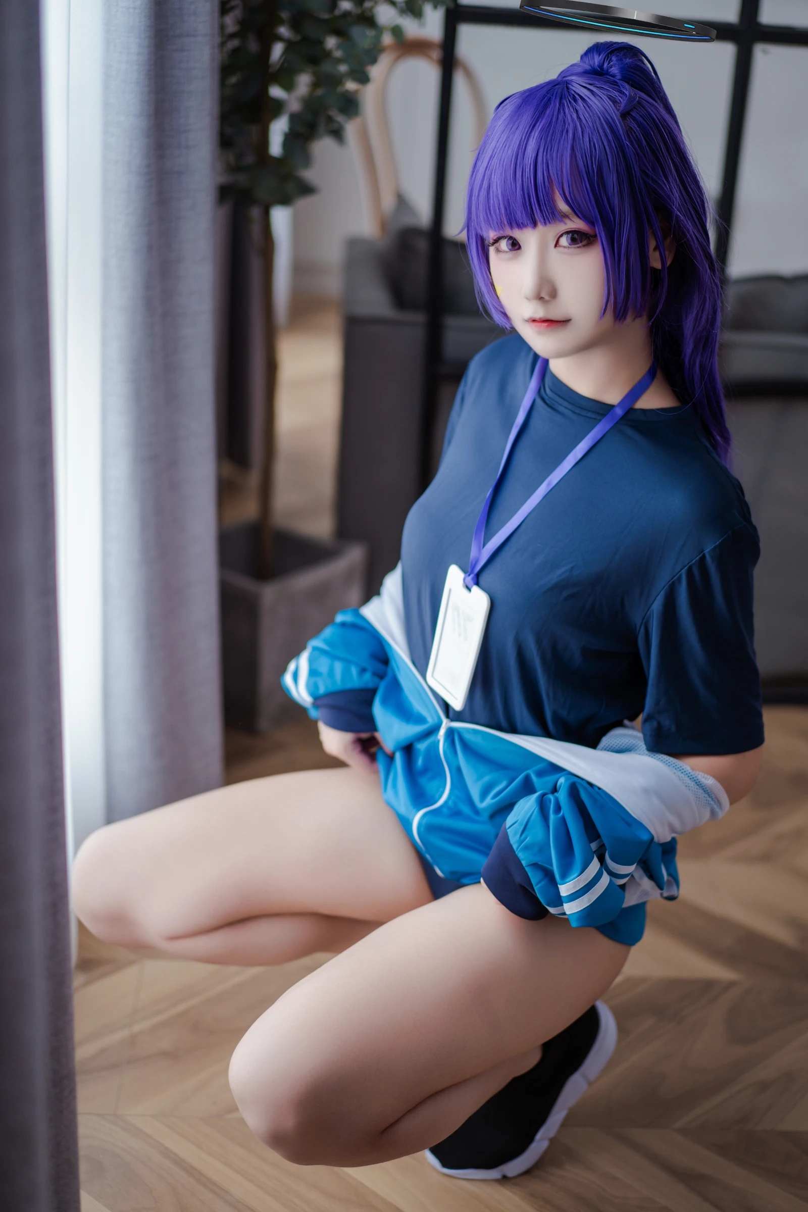 图片[3]-lunananya 早濑优香 体操服-COS世界