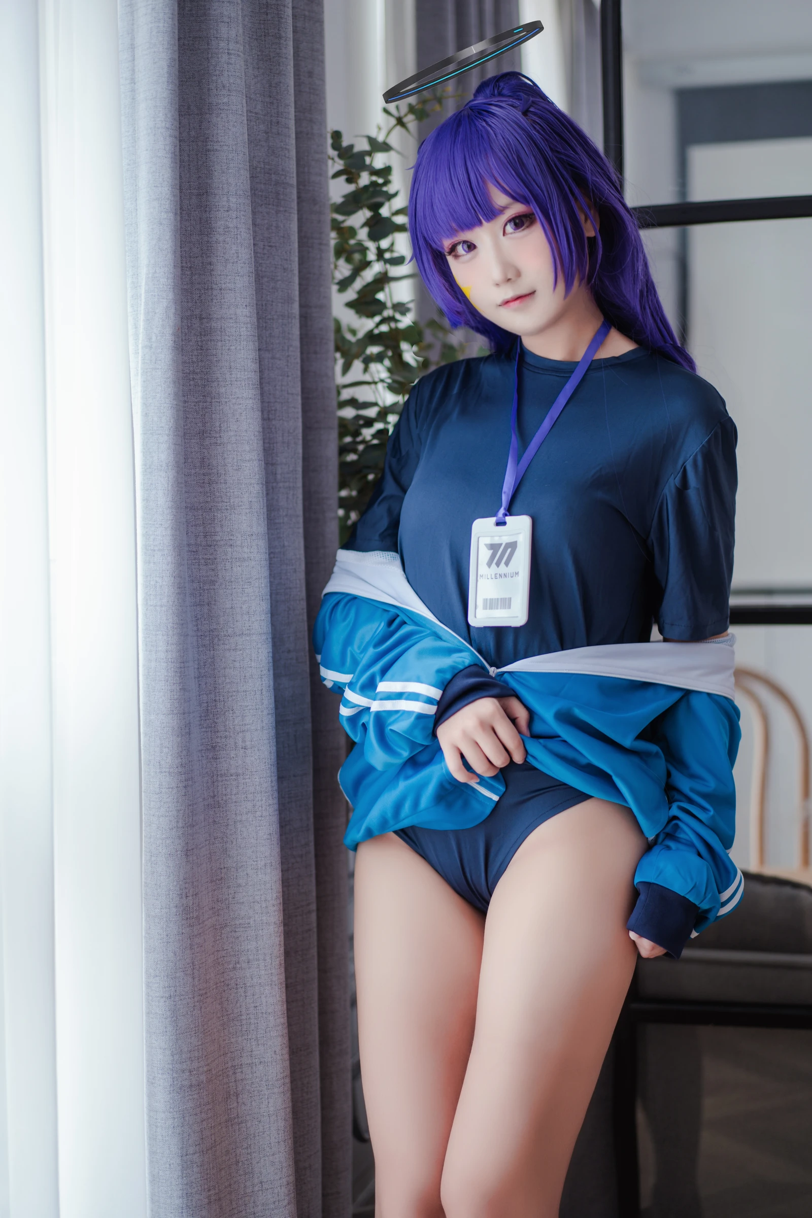 图片[4]-lunananya 早濑优香 体操服-COS世界