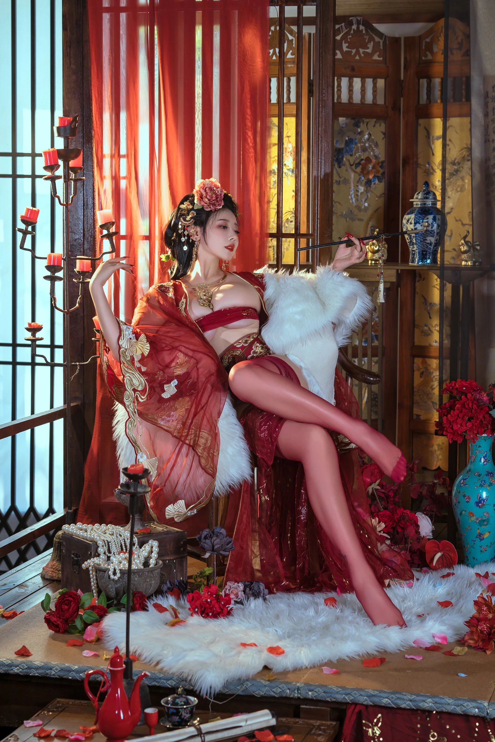 图片[2]-云溪溪 奈汐酱nice 奶桃 青楼韵事-COS世界