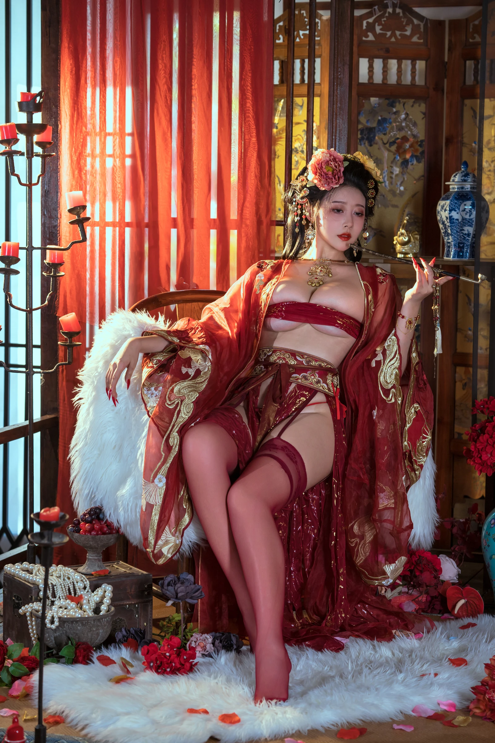 图片[5]-云溪溪 奈汐酱nice 奶桃 青楼韵事-COS世界
