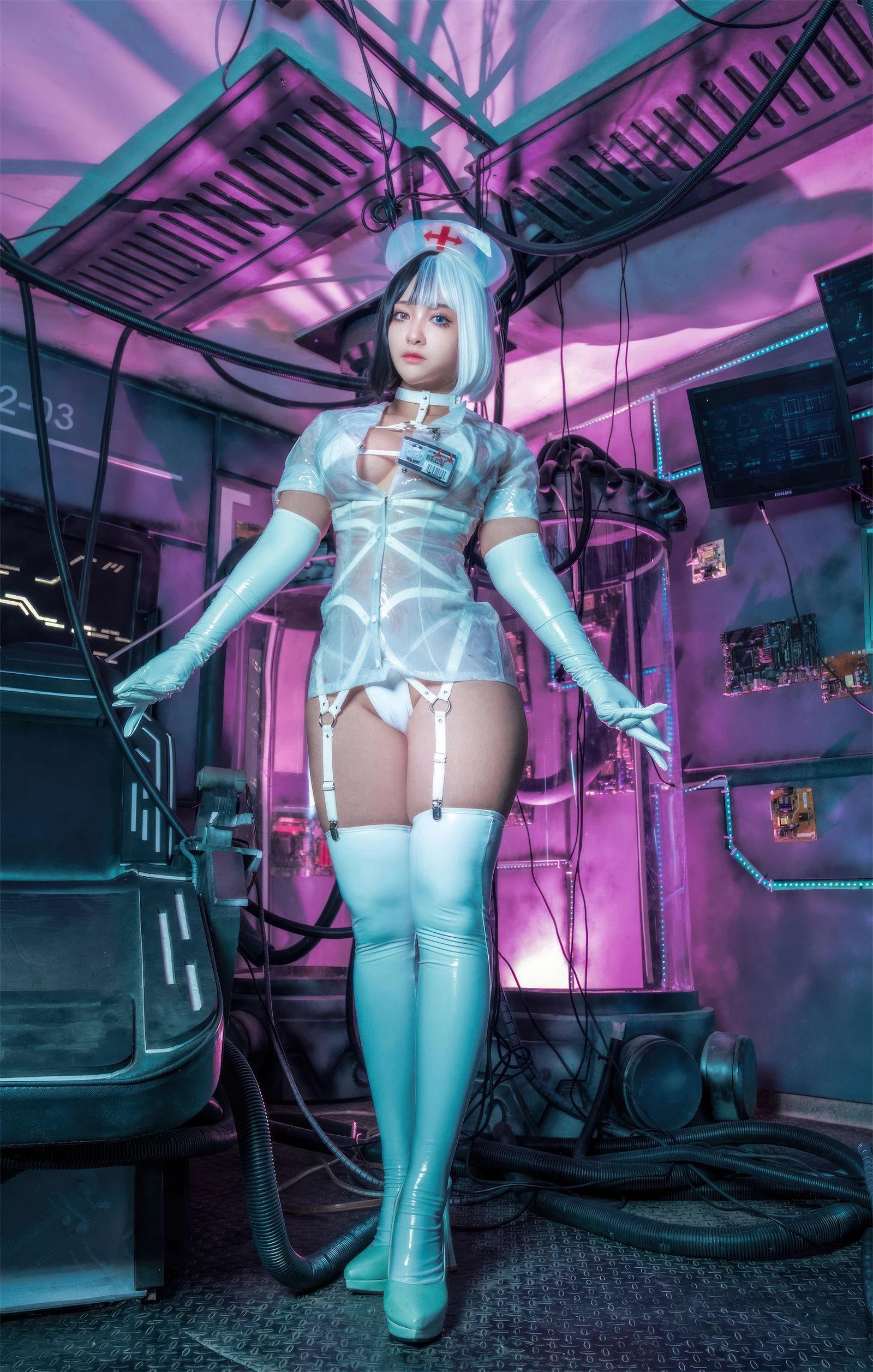 图片[3]-动漫博主洛璃LoLiSAMA 透明护士-COS世界
