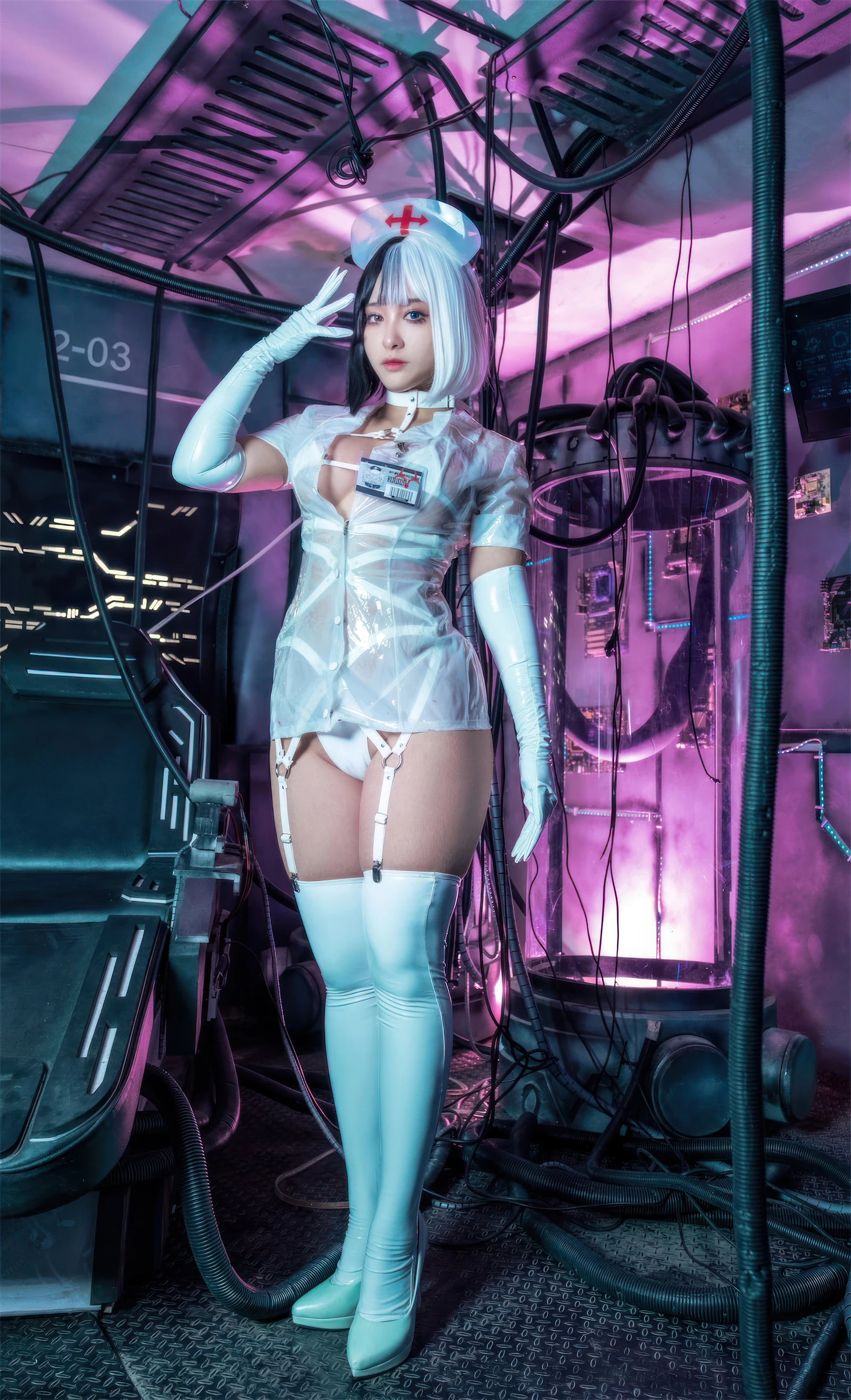 图片[2]-动漫博主洛璃LoLiSAMA 透明护士-COS世界