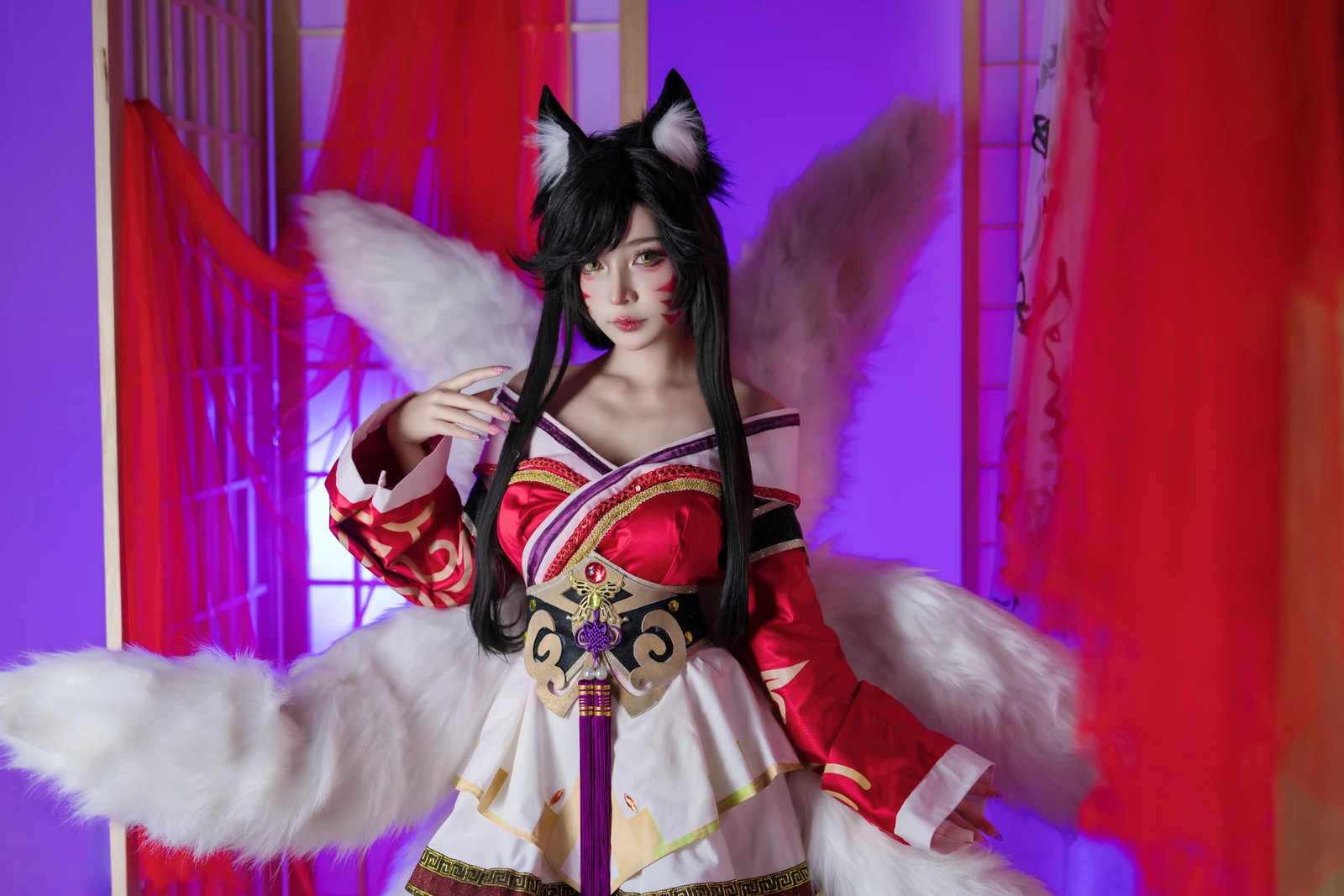Umeko J cosplay Ahri League of Legends-COS世界