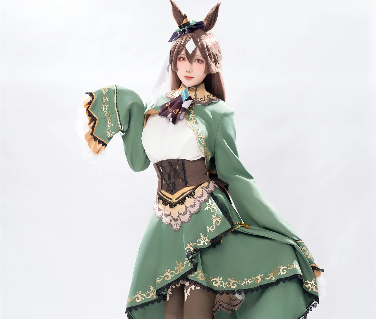 Coser小姐姐星之迟迟 赛马娘 里见光钻 梦想的回应-COS世界