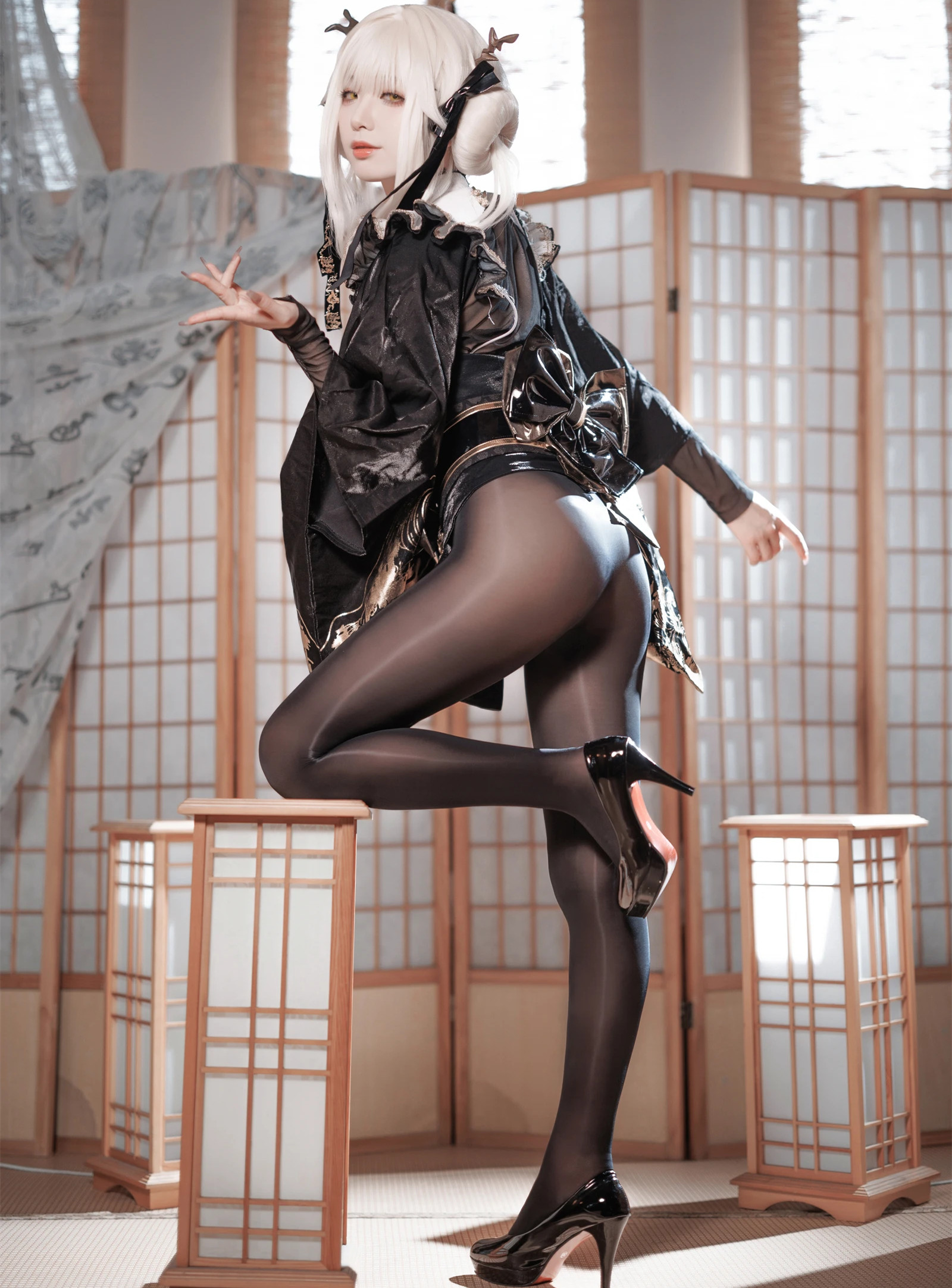 动漫博主封疆疆v NIKKE 白兔布兰儿 和服-COS世界