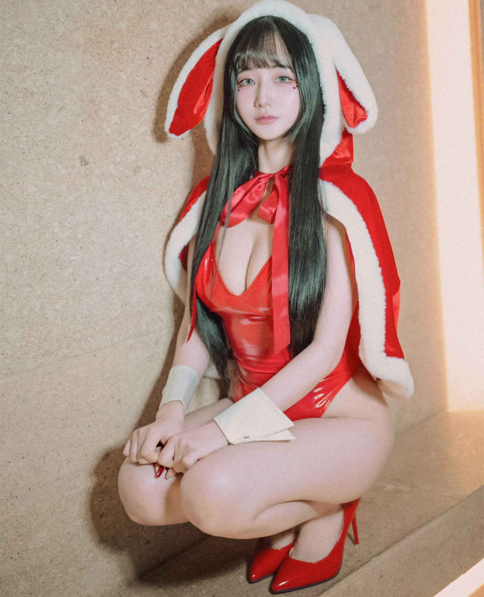 PINK RIBBON Han Jina Bunny Girl-COS世界