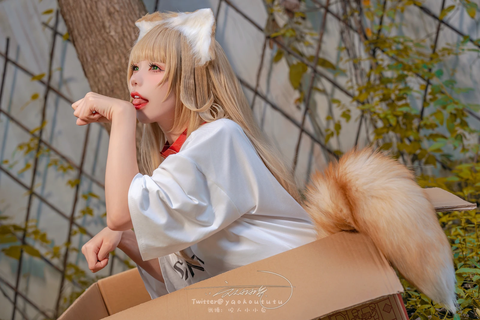 图片[3]-咬一口兔娘 捡到一只黄豆粉-COS世界