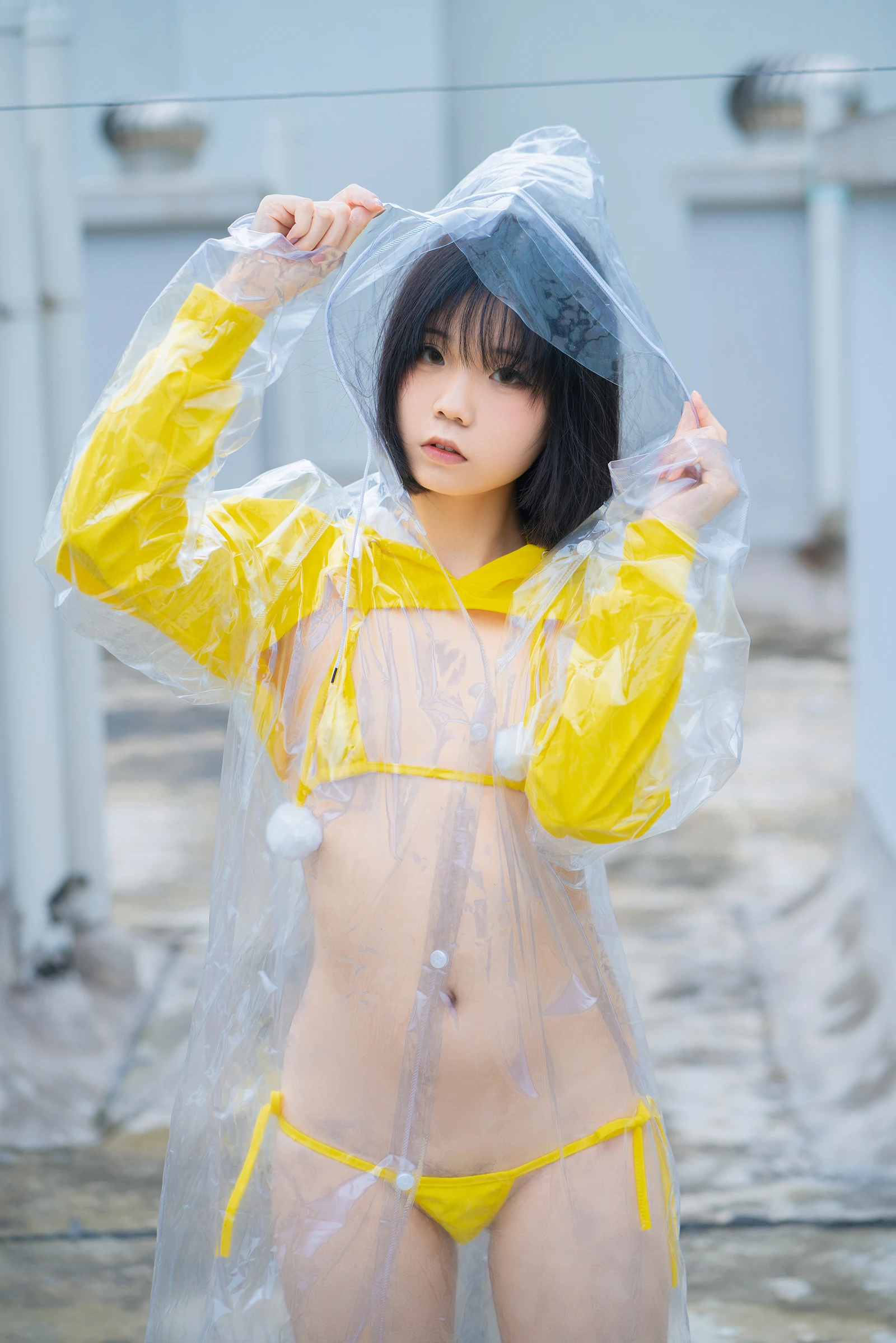 图片[3]-一只小栗奈 天台小雨衣-COS世界