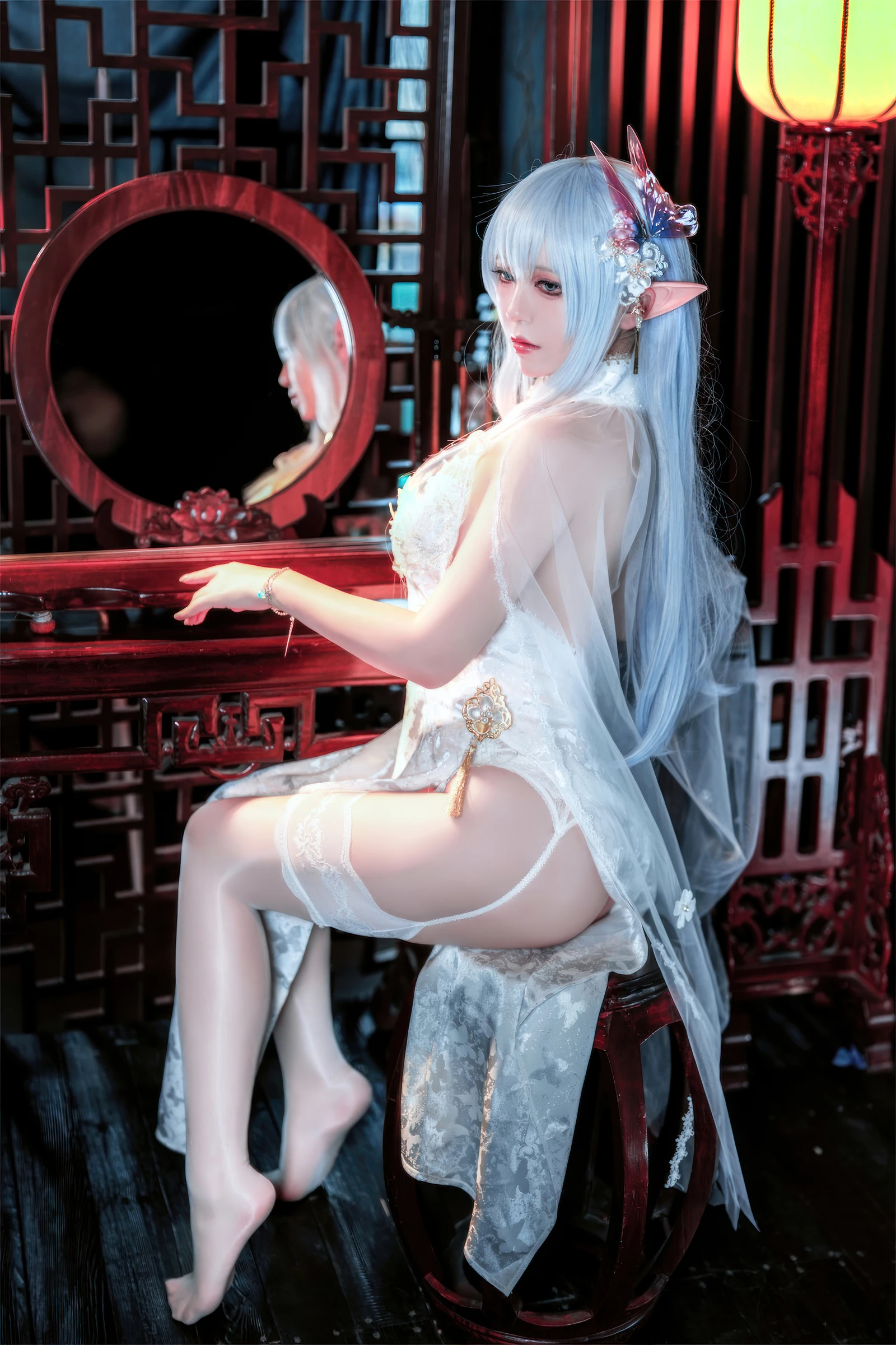 图片[3]-半半子 碧蓝航线 阿尔比恩旗袍-COS世界