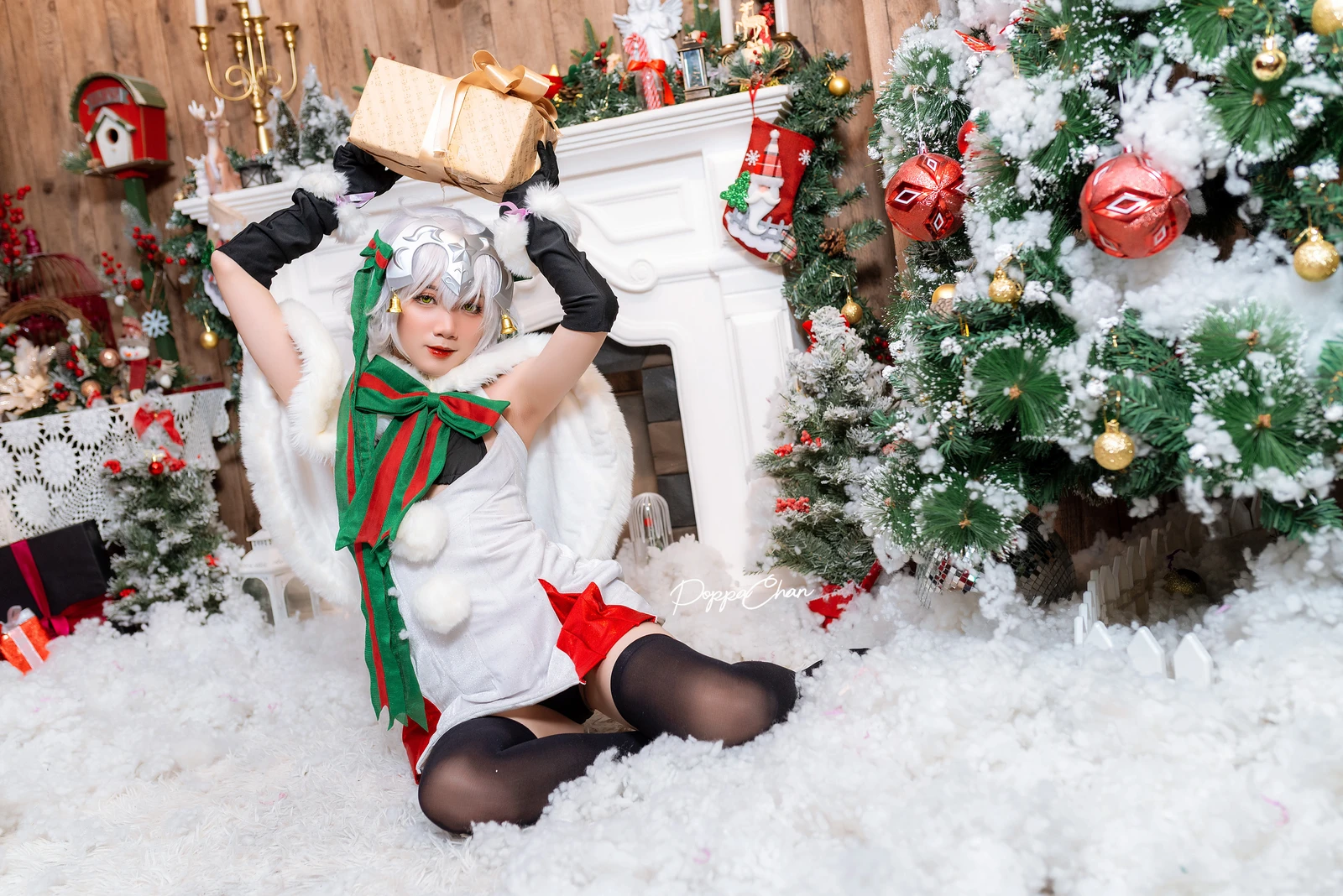 图片[3]-PoppaChan Jeanne D arc Alter Santa Lily-COS世界
