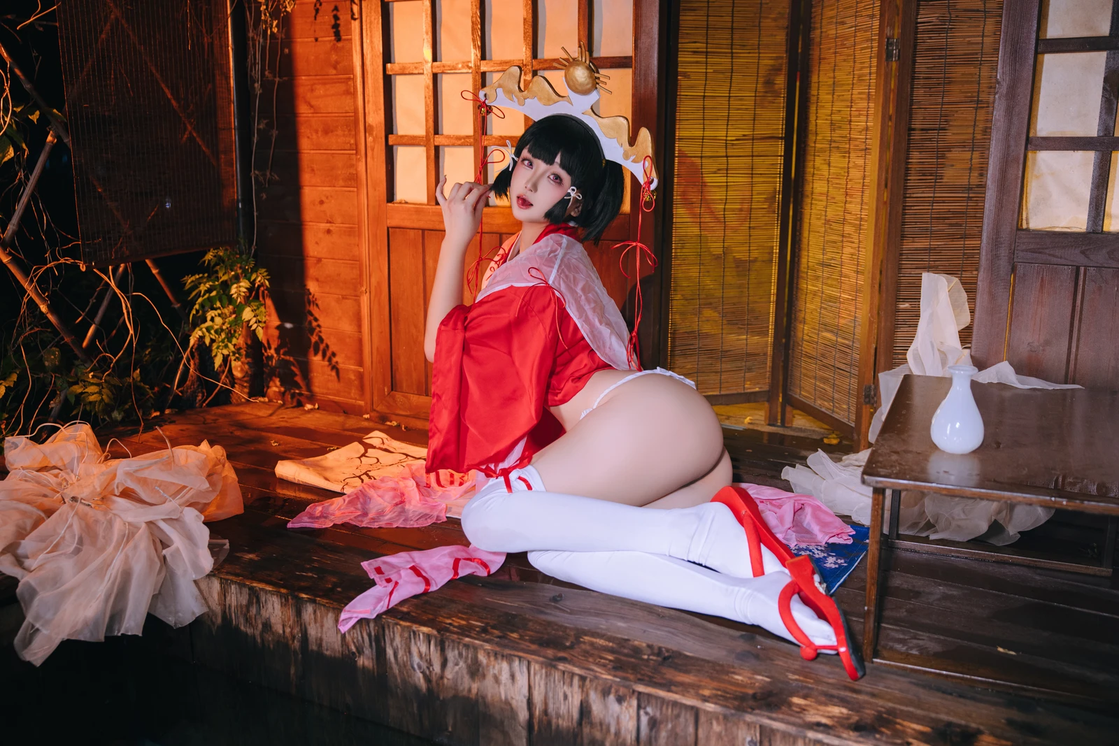 图片[4]-Cosplay日奈娇 辉夜巫女-COS世界