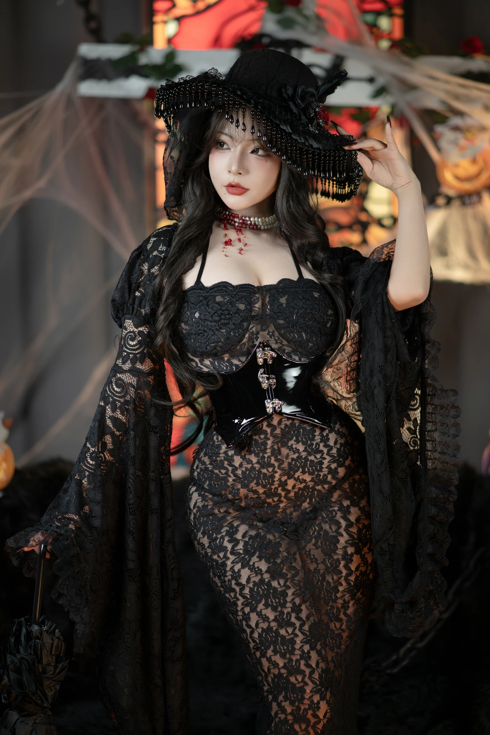 图片[2]-yuuhui玉汇 2024万圣节特辑 魔女狂欢夜-COS世界