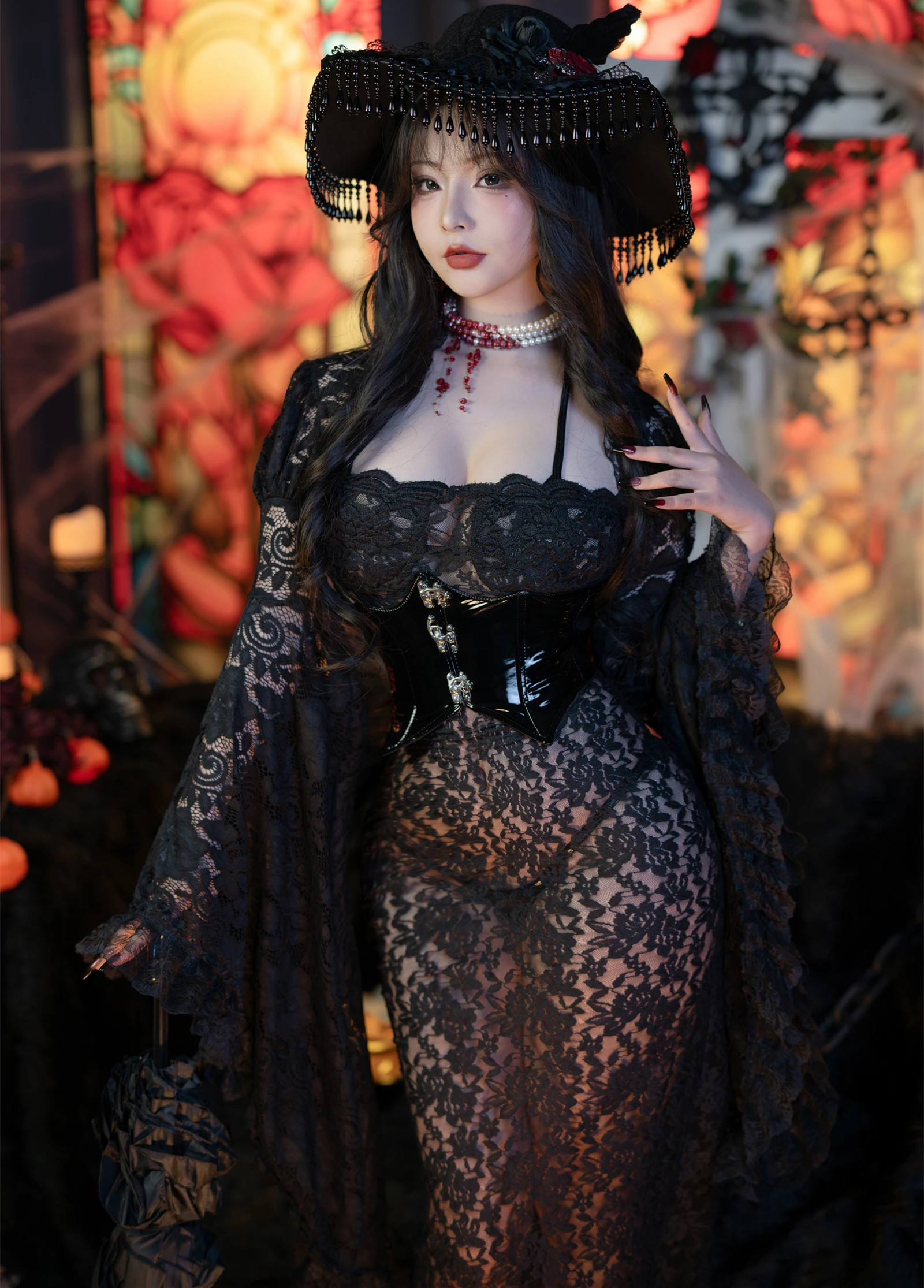 yuuhui玉汇 2024万圣节特辑 魔女狂欢夜-COS世界