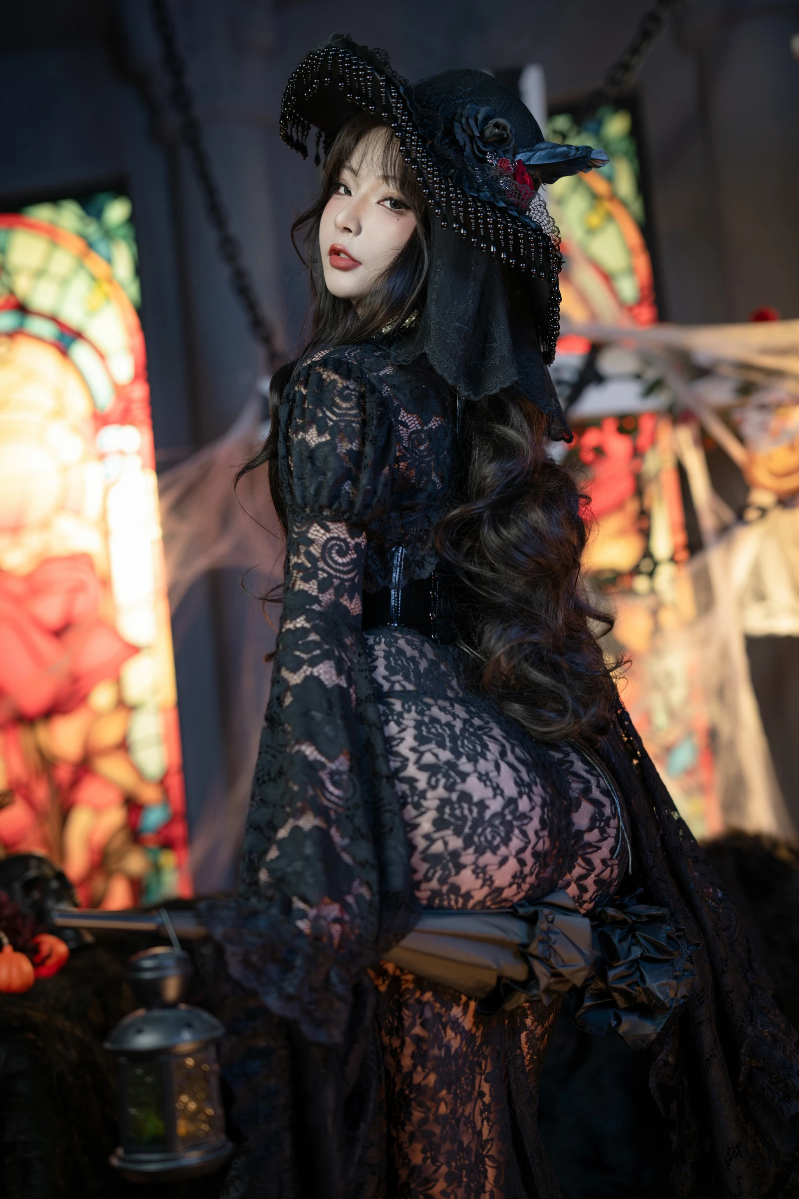 图片[6]-yuuhui玉汇 2024万圣节特辑 魔女狂欢夜-COS世界