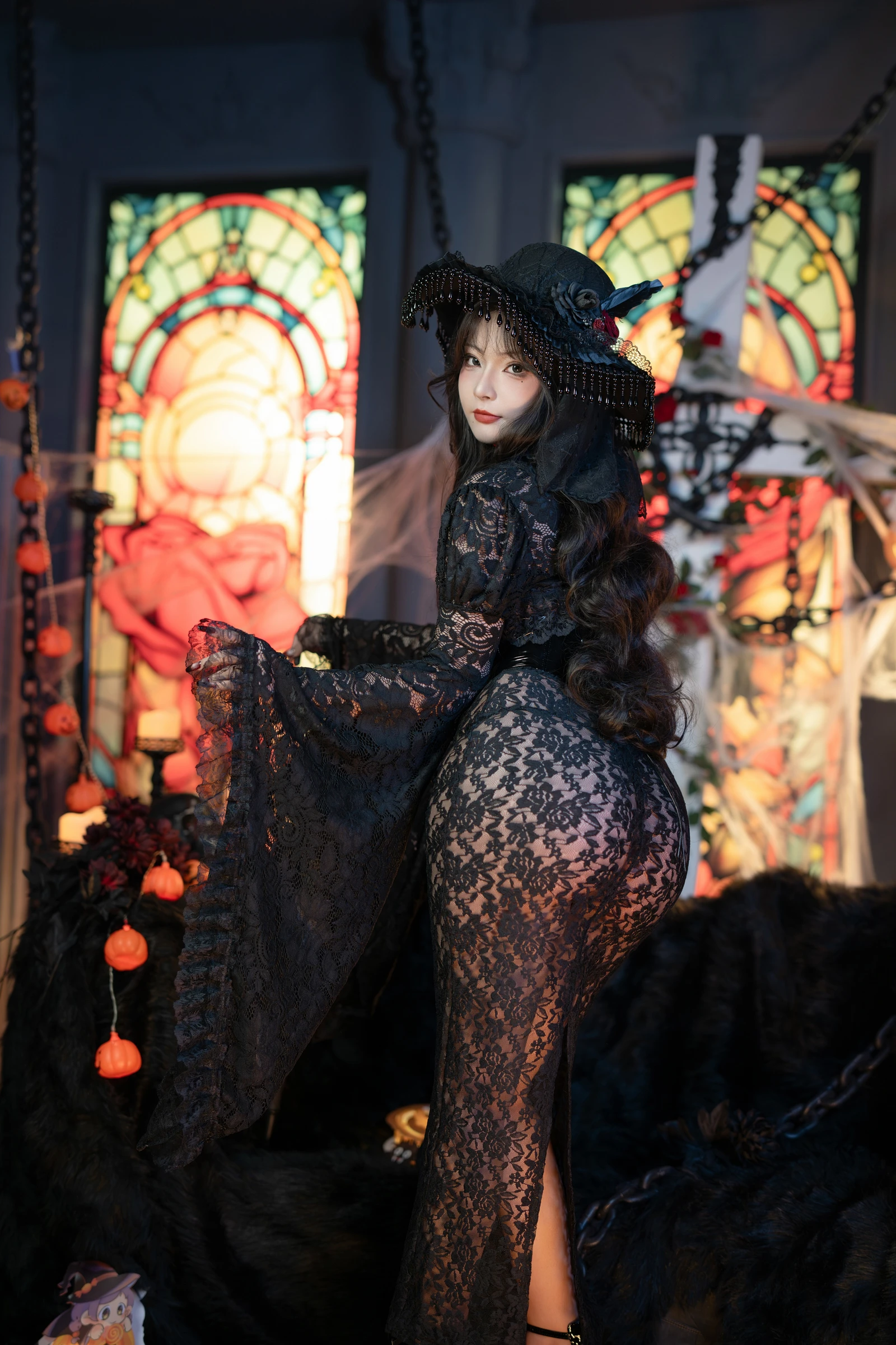 图片[5]-yuuhui玉汇 2024万圣节特辑 魔女狂欢夜-COS世界