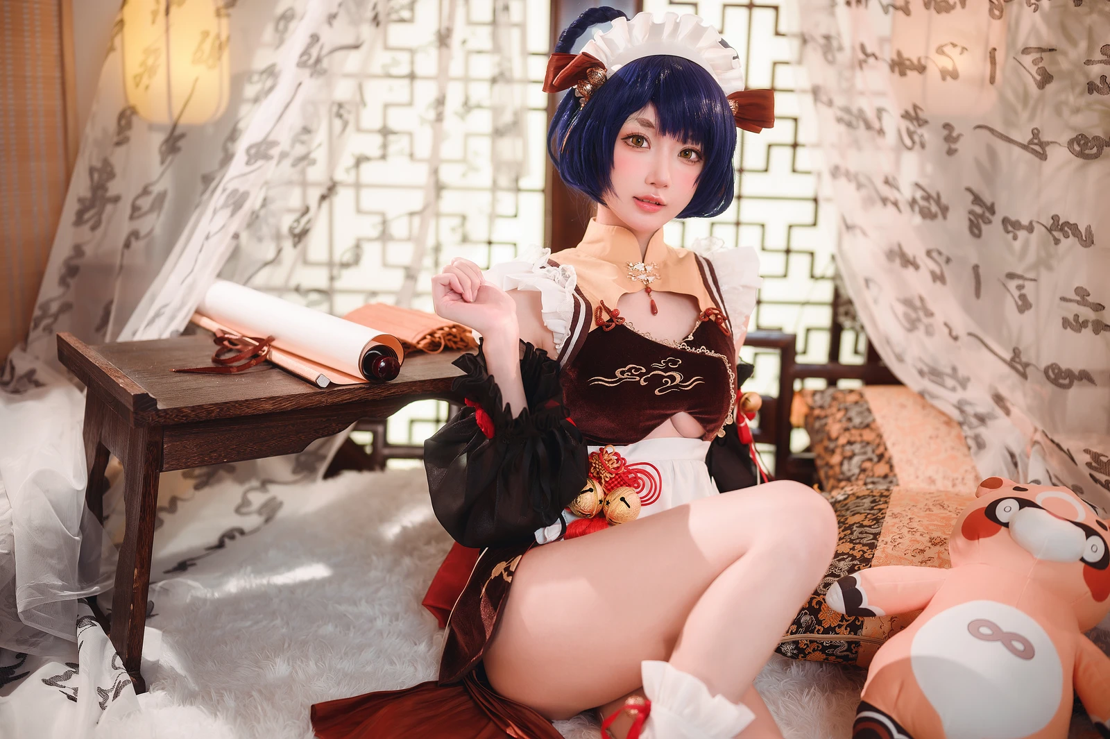 图片[4]-动漫博主阿包也是兔娘 原神 香菱-COS世界