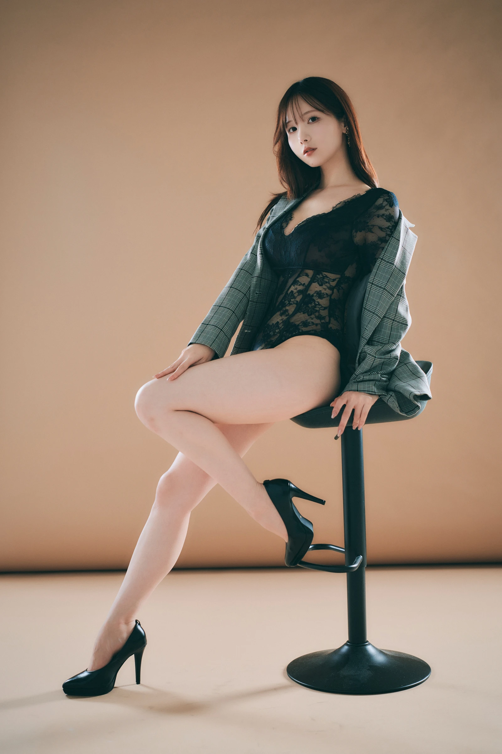 图片[2]-日本甜美COSERけんけん BLACK LADY-COS世界